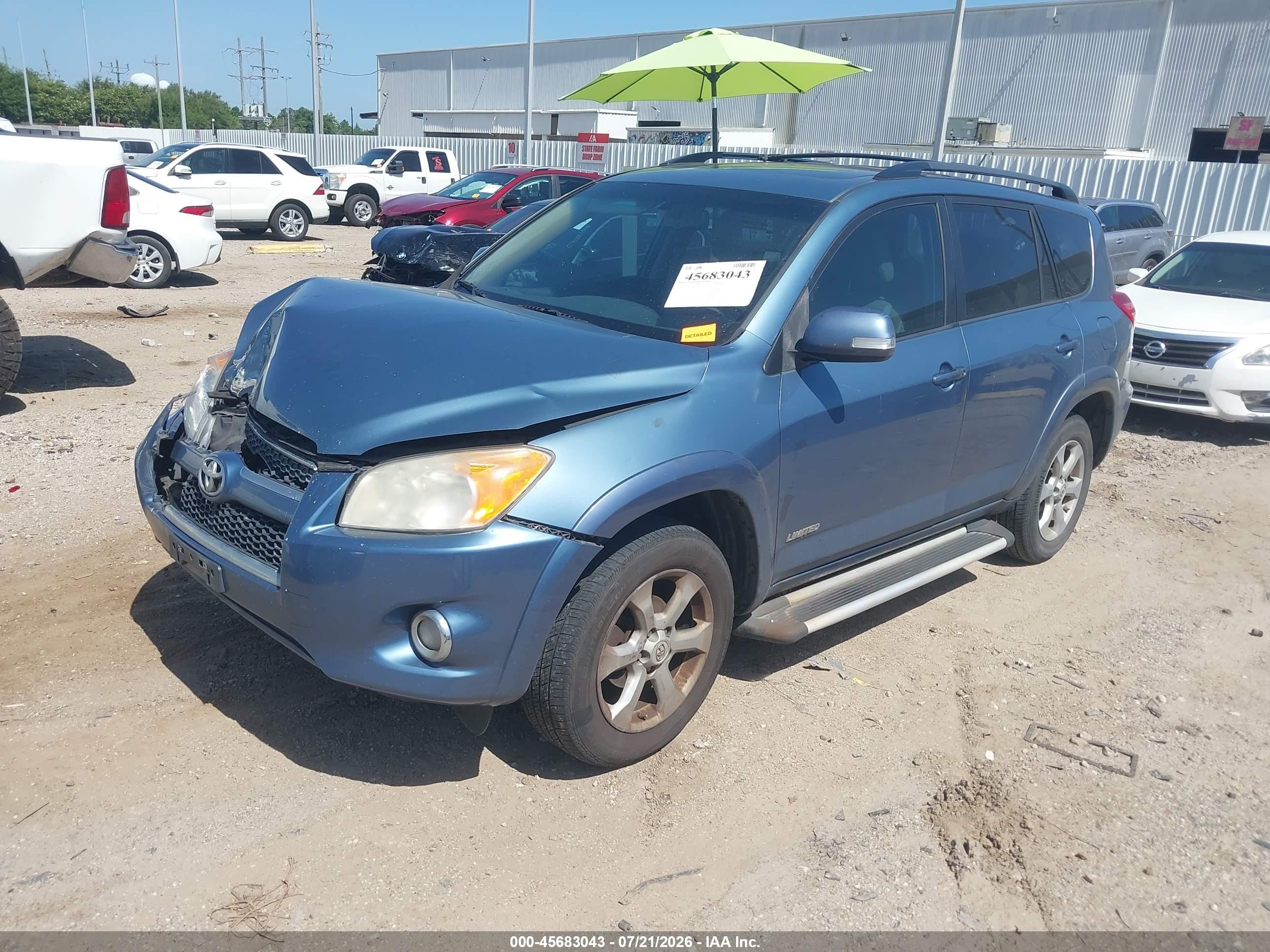 2011 Toyota Rav4 Limited Blue vin: 2T3YF4DV6BW075864