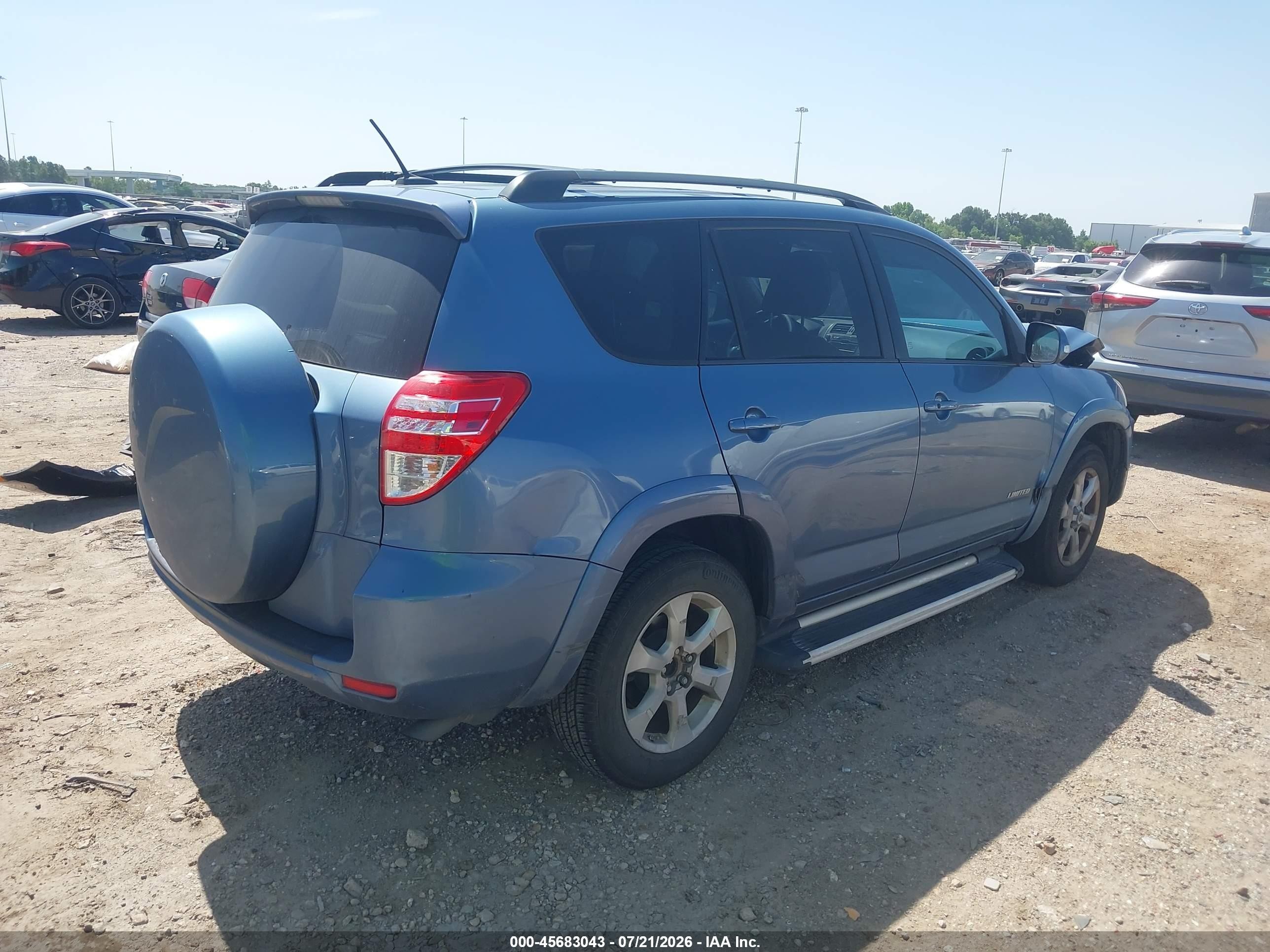 2011 Toyota Rav4 Limited Blue vin: 2T3YF4DV6BW075864