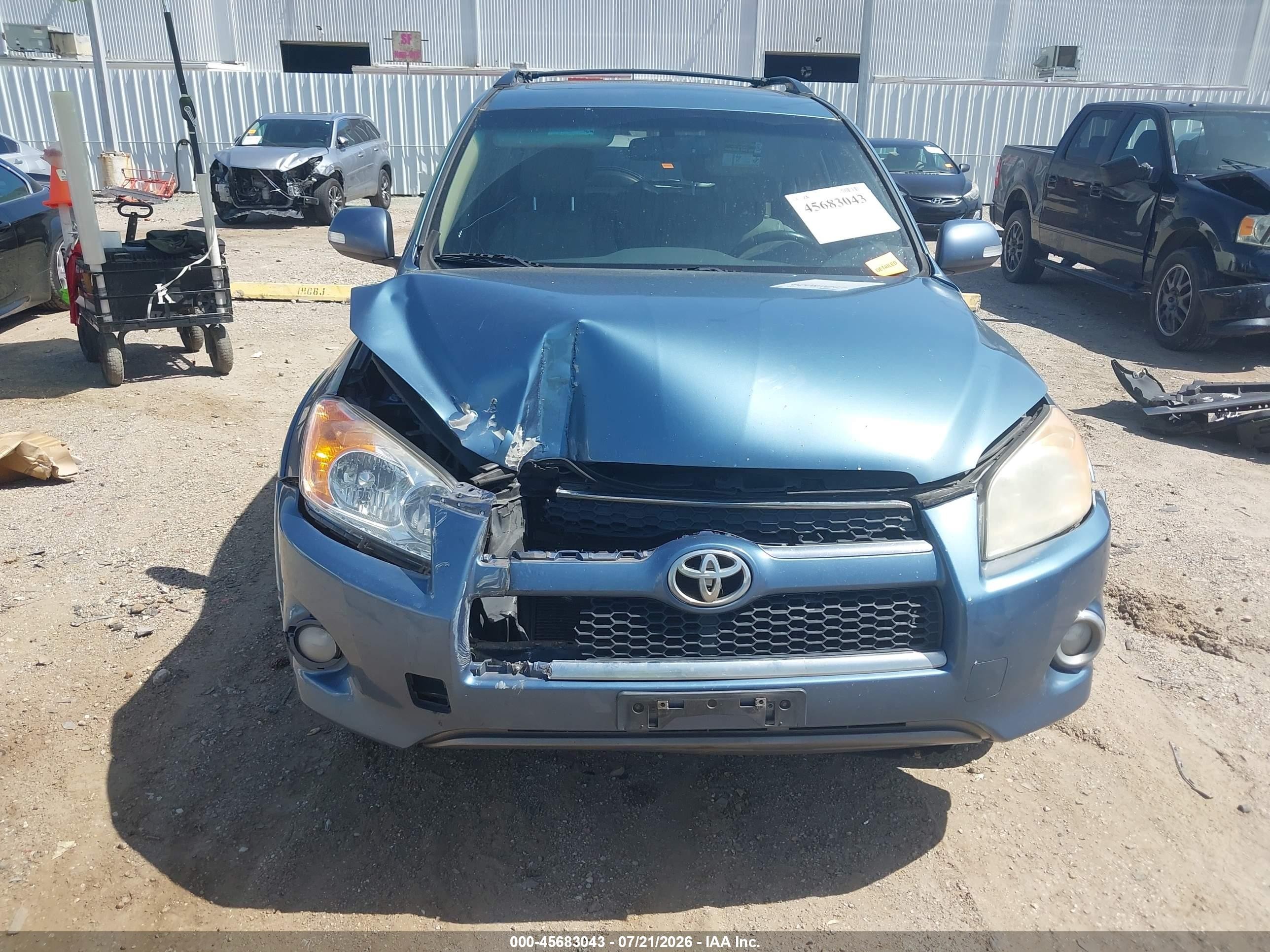 2011 Toyota Rav4 Limited Blue vin: 2T3YF4DV6BW075864