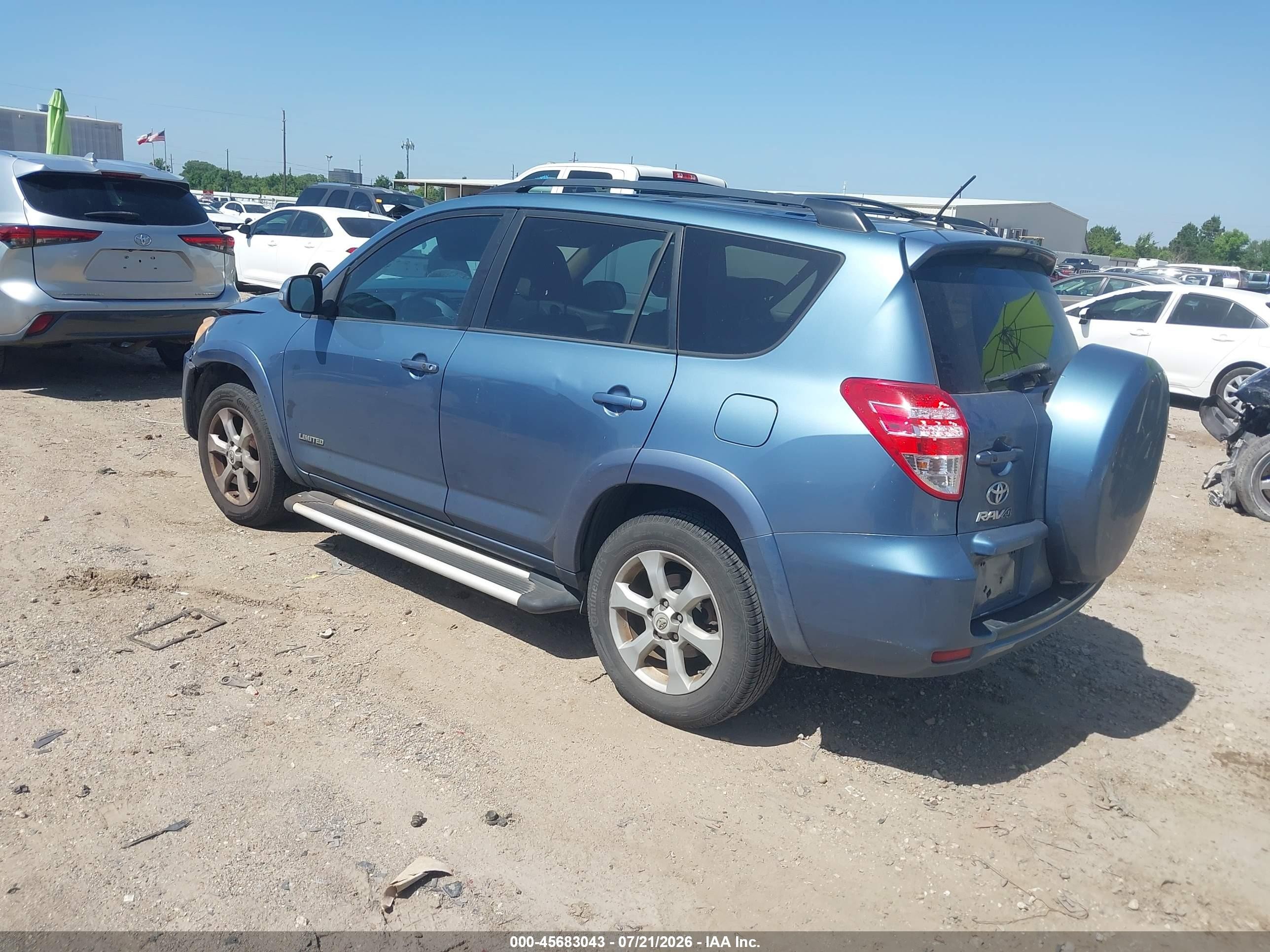 2011 Toyota Rav4 Limited Blue vin: 2T3YF4DV6BW075864