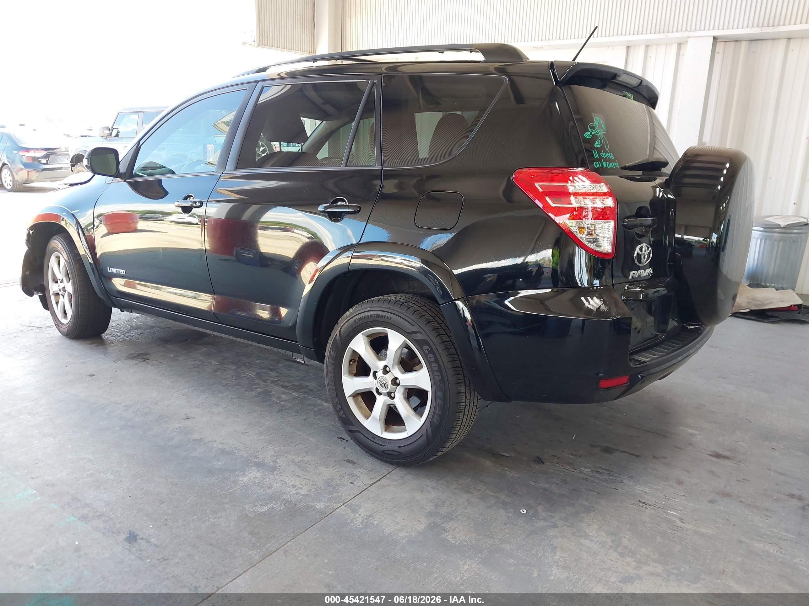 2012 Toyota Rav4 Limited Black vin: 2T3YF4DV6CW124319
