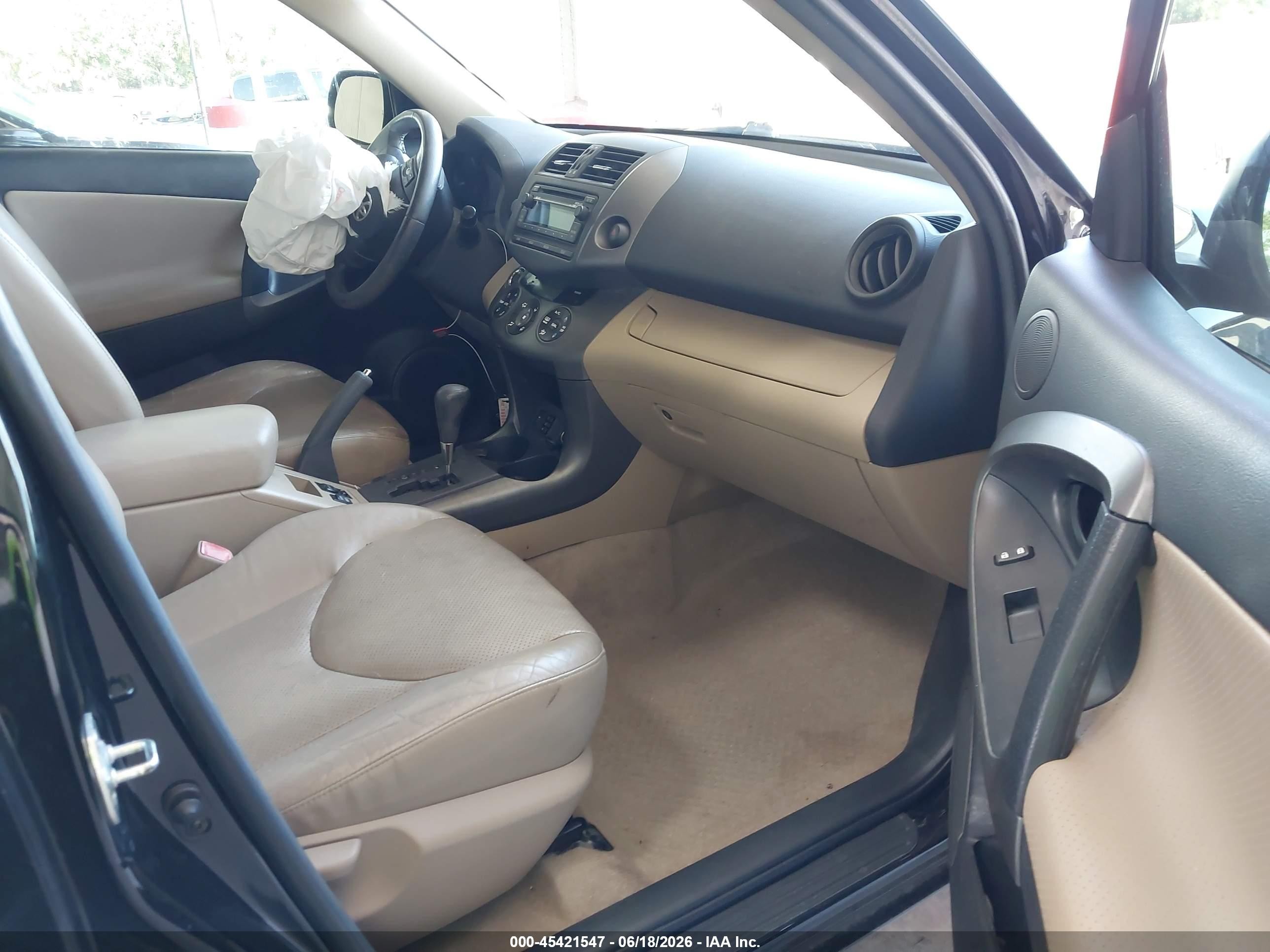 2012 Toyota Rav4 Limited Black vin: 2T3YF4DV6CW124319