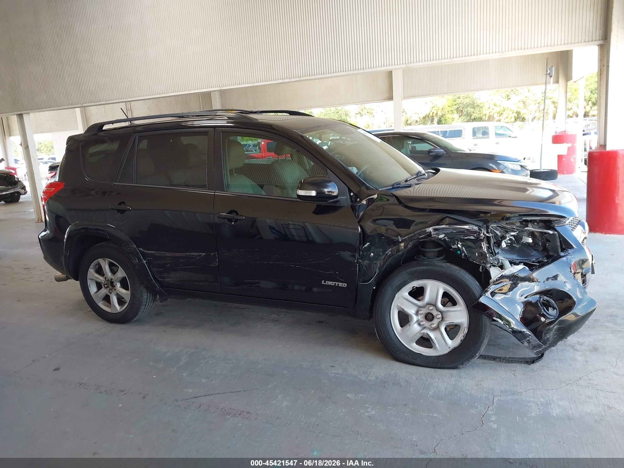 2012 Toyota Rav4 Limited Black vin: 2T3YF4DV6CW124319