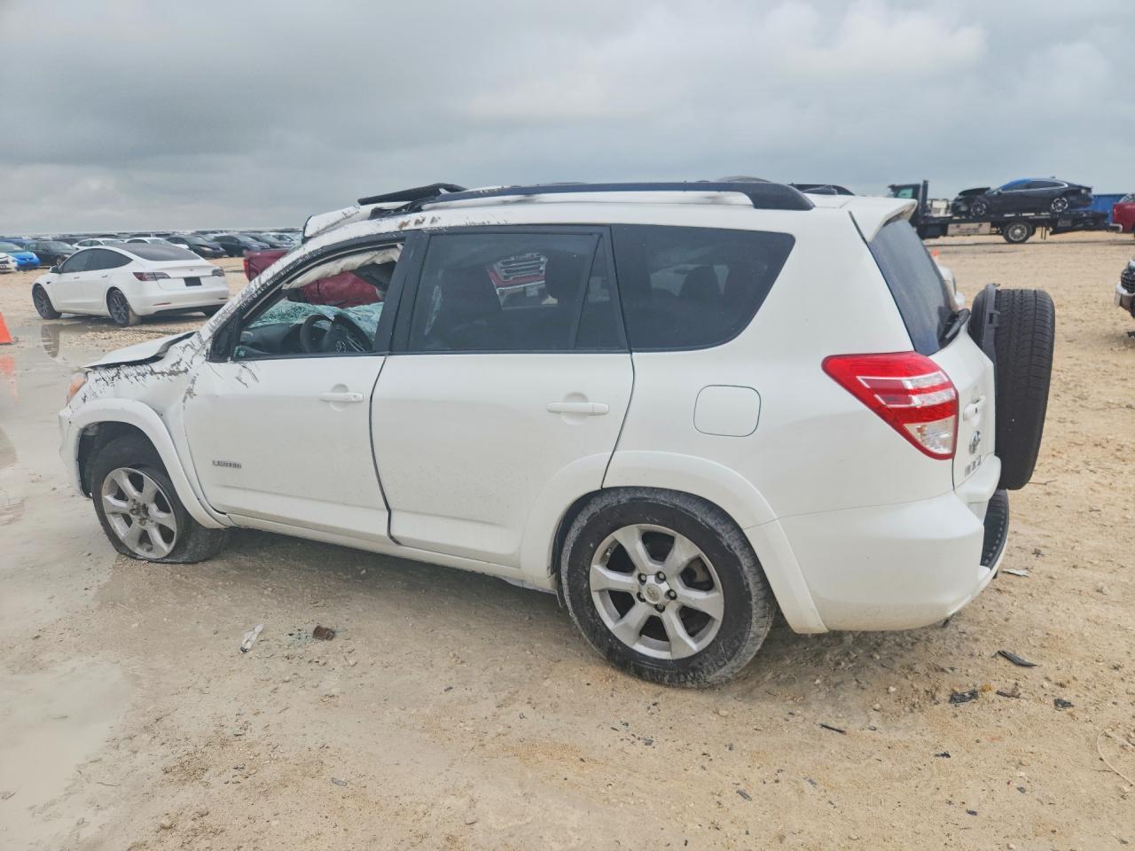 2012 Toyota Rav4 Limited White vin: 2T3YF4DV6CW129004