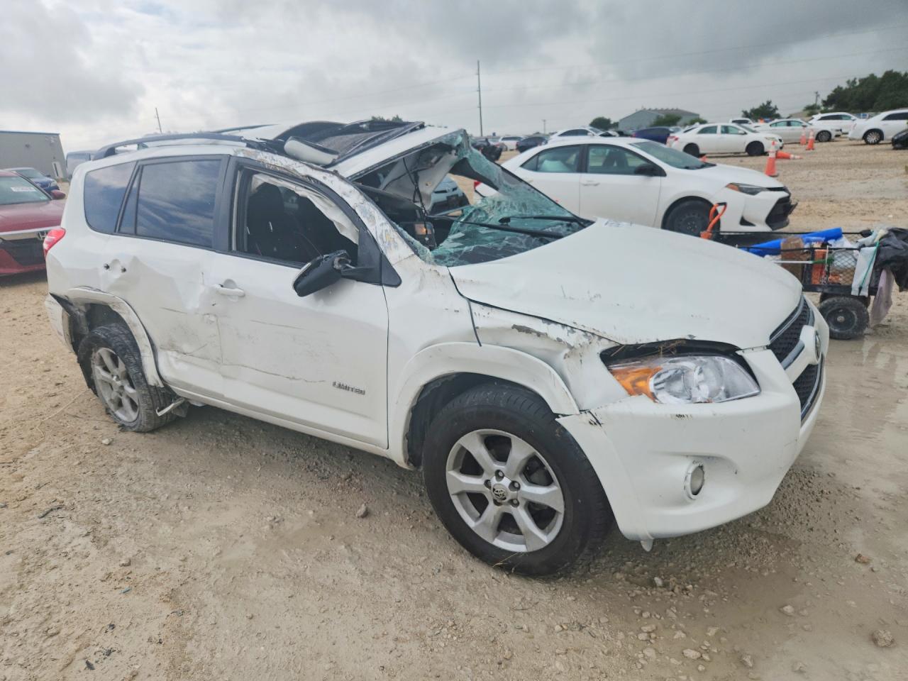2012 Toyota Rav4 Limited White vin: 2T3YF4DV6CW129004