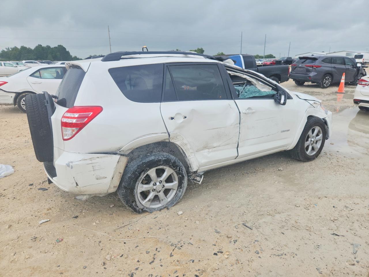2012 Toyota Rav4 Limited White vin: 2T3YF4DV6CW129004