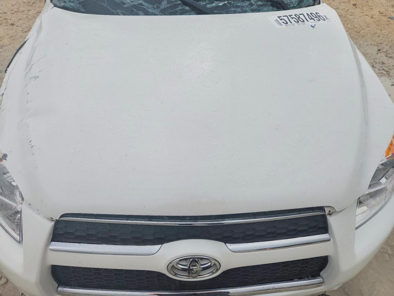 2012 Toyota Rav4 Limited White vin: 2T3YF4DV6CW129004