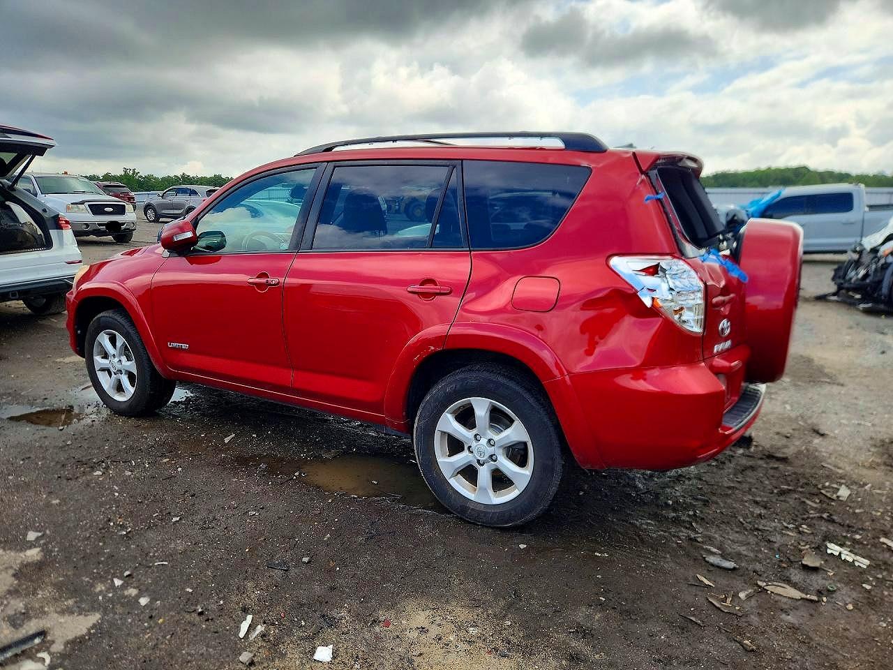2011 Toyota Rav4 Limited Red vin: 2T3YF4DV8BW054630
