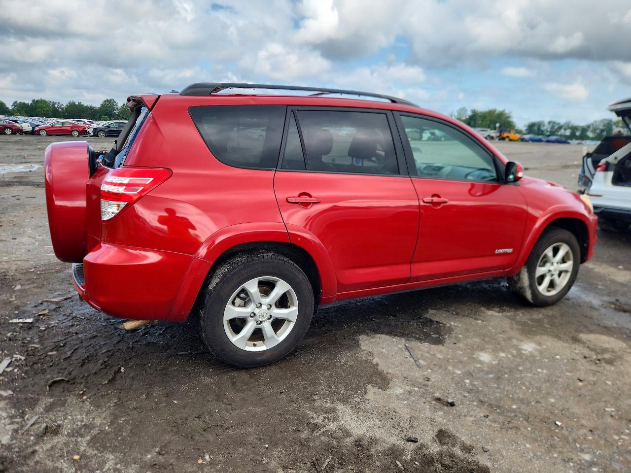 2011 Toyota Rav4 Limited Red vin: 2T3YF4DV8BW054630
