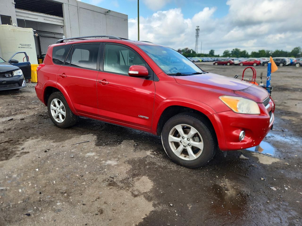 2011 Toyota Rav4 Limited Red vin: 2T3YF4DV8BW054630