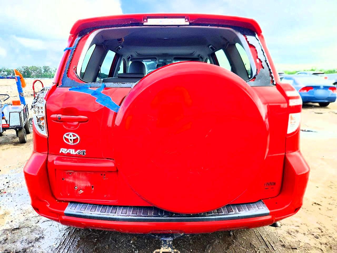 2011 Toyota Rav4 Limited Red vin: 2T3YF4DV8BW054630