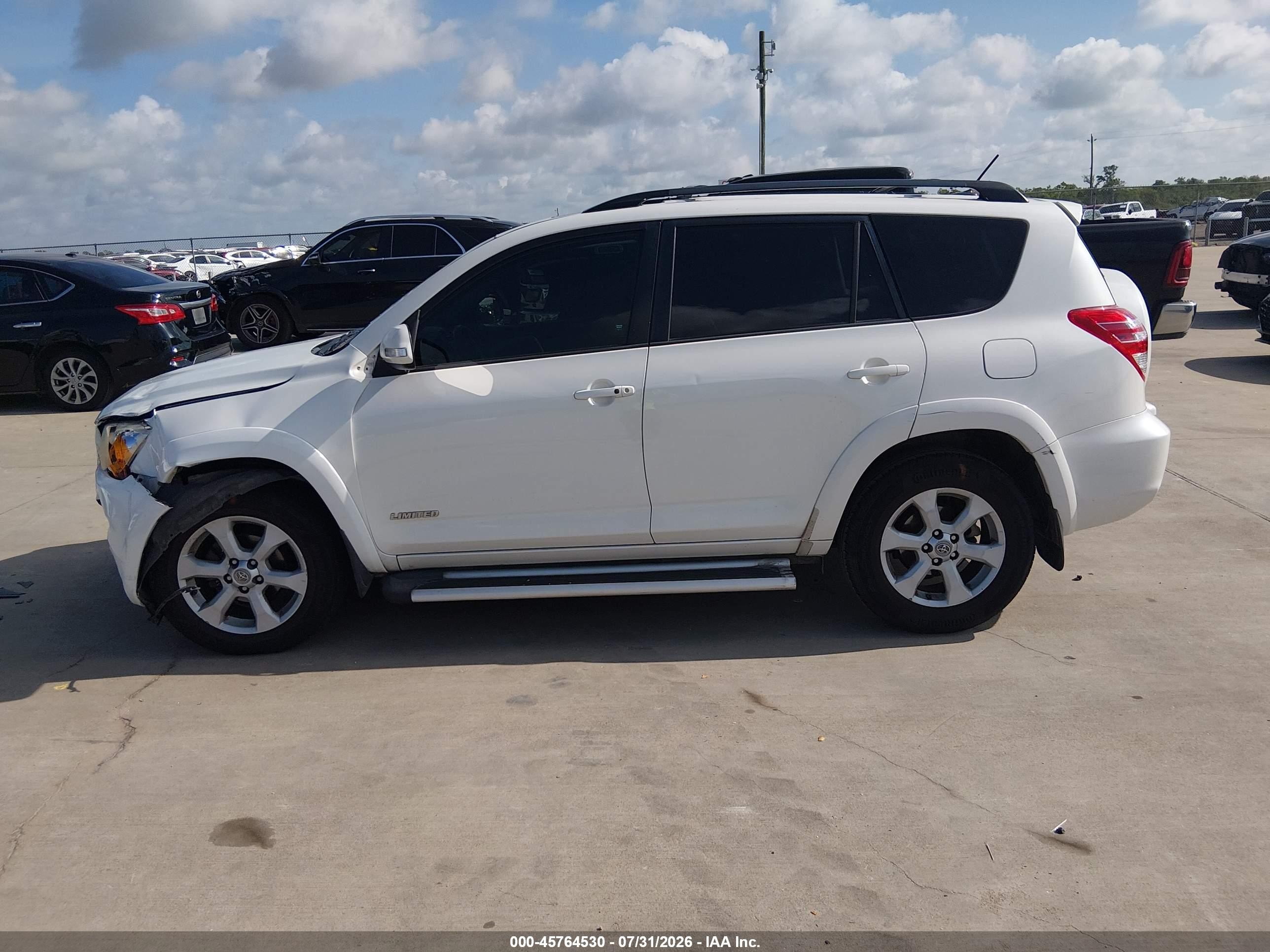 2012 Toyota Rav4 Limited White vin: 2T3YF4DV8CW116108