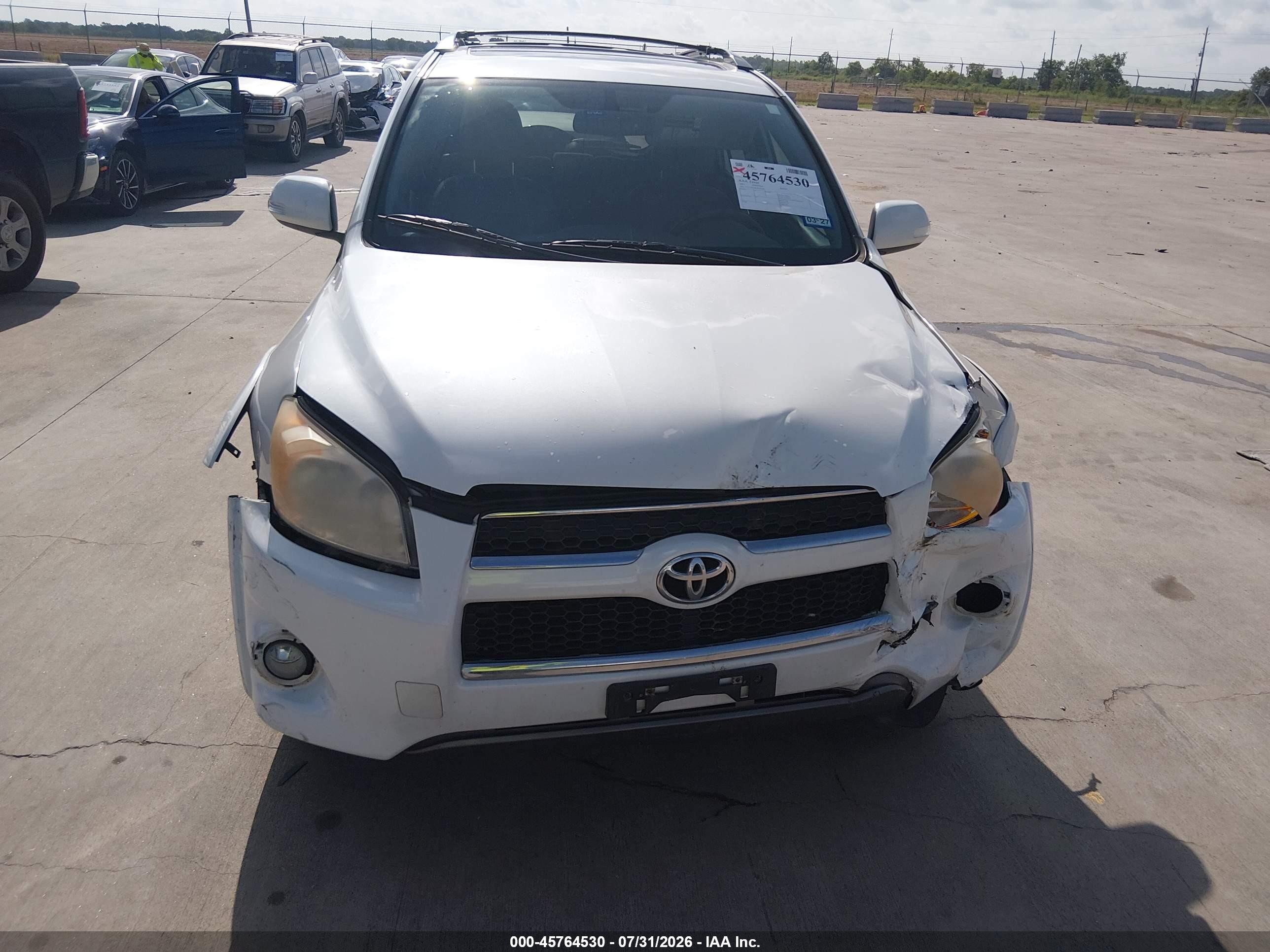 2012 Toyota Rav4 Limited White vin: 2T3YF4DV8CW116108