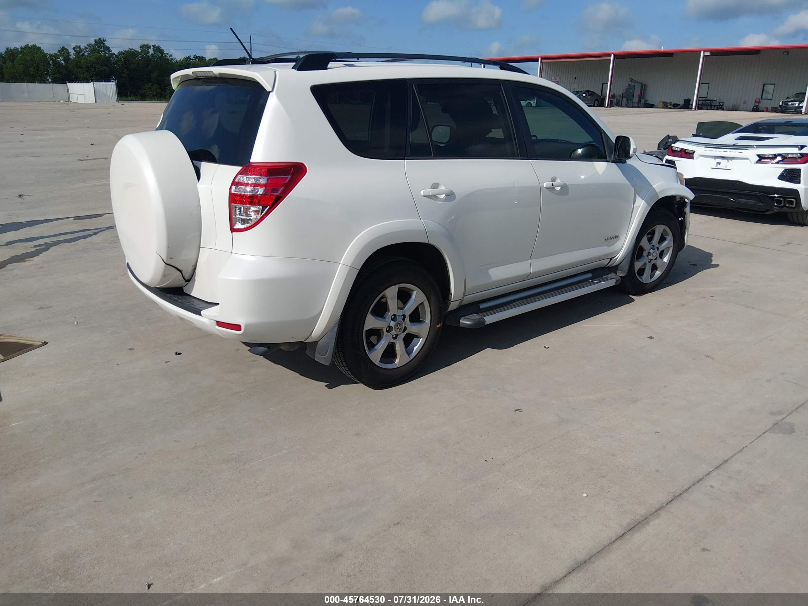 2012 Toyota Rav4 Limited White vin: 2T3YF4DV8CW116108