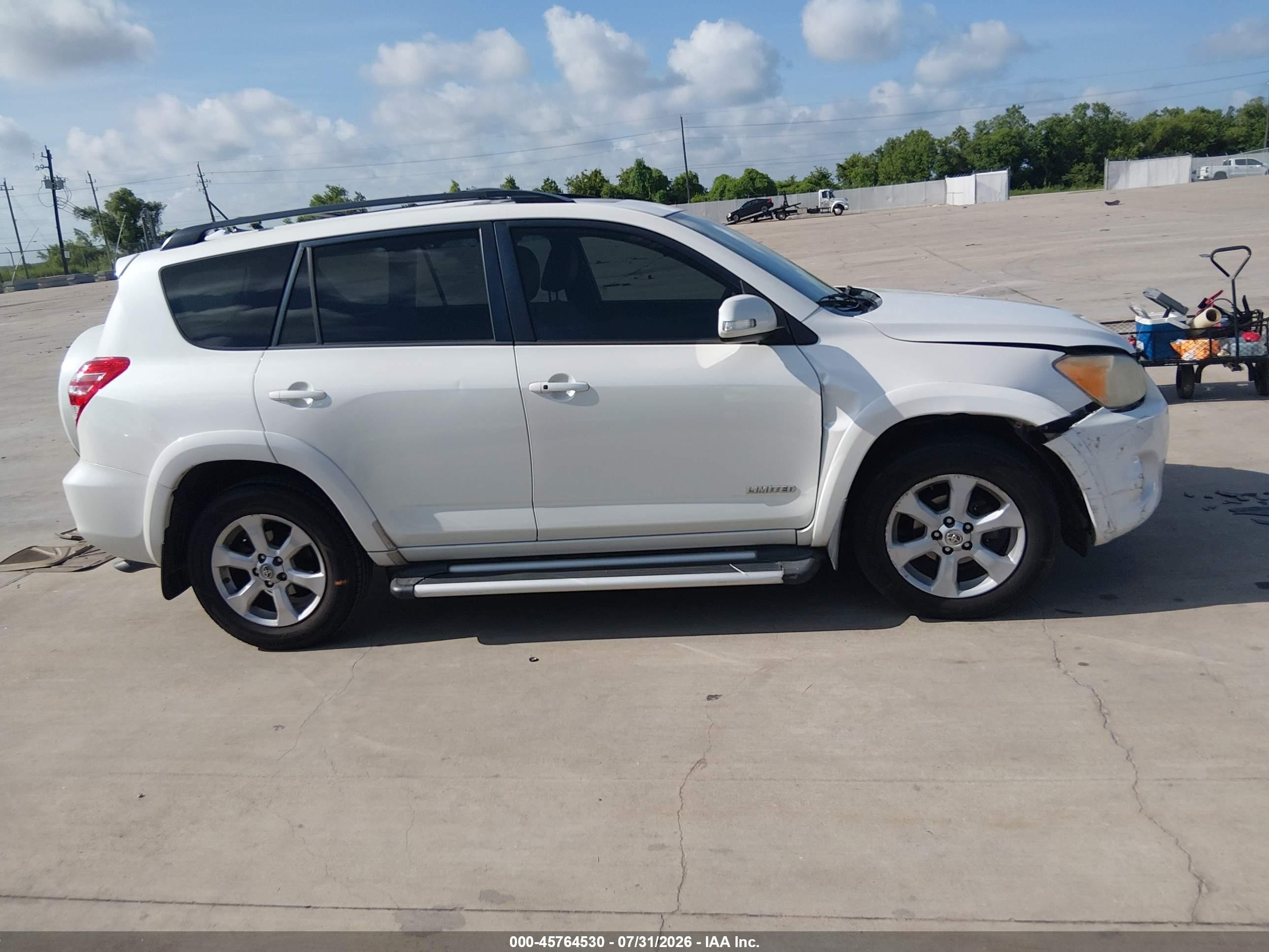 2012 Toyota Rav4 Limited White vin: 2T3YF4DV8CW116108