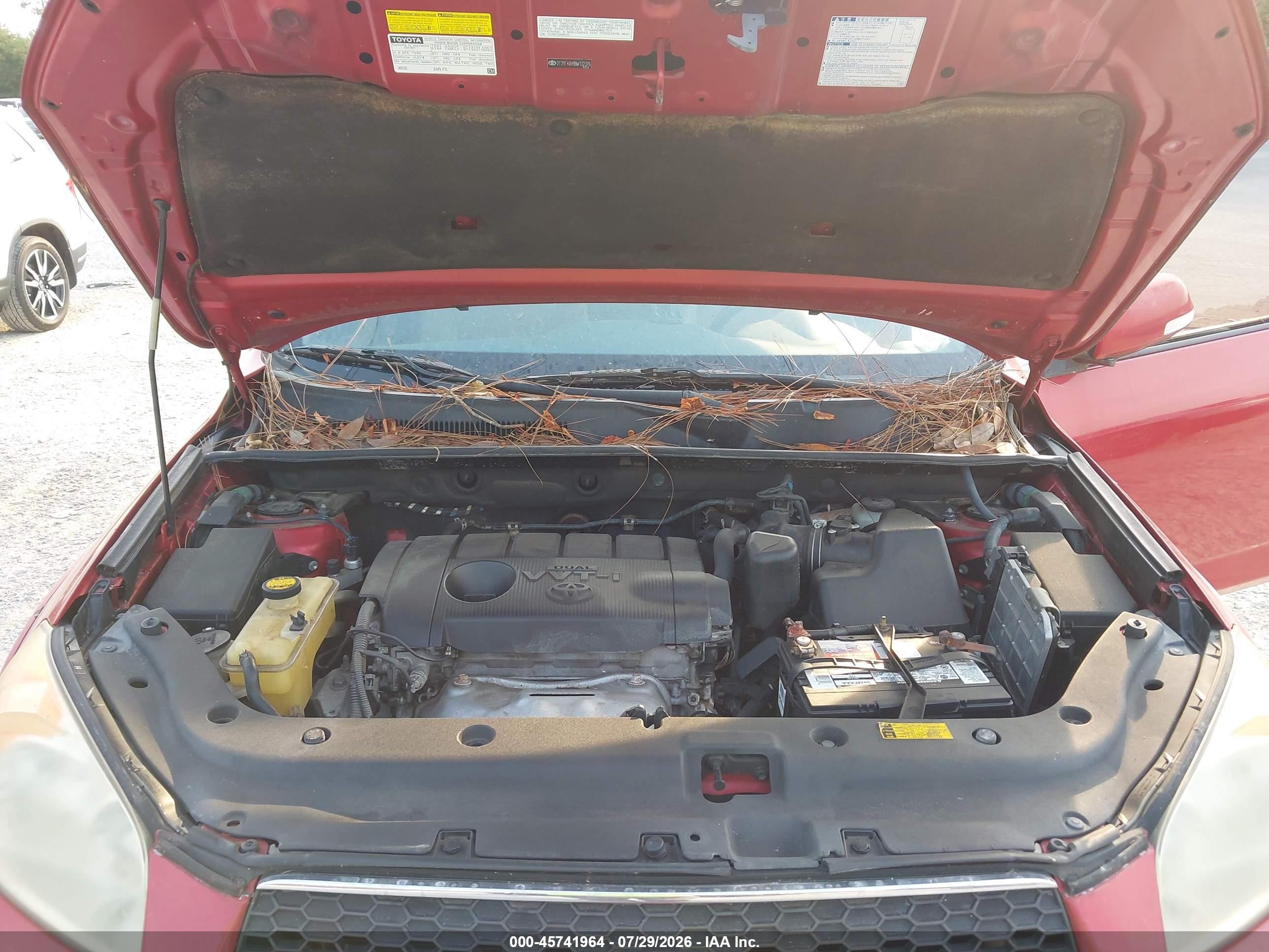 2011 Toyota Rav4 Limited Red vin: 2T3YF4DV9BW102376