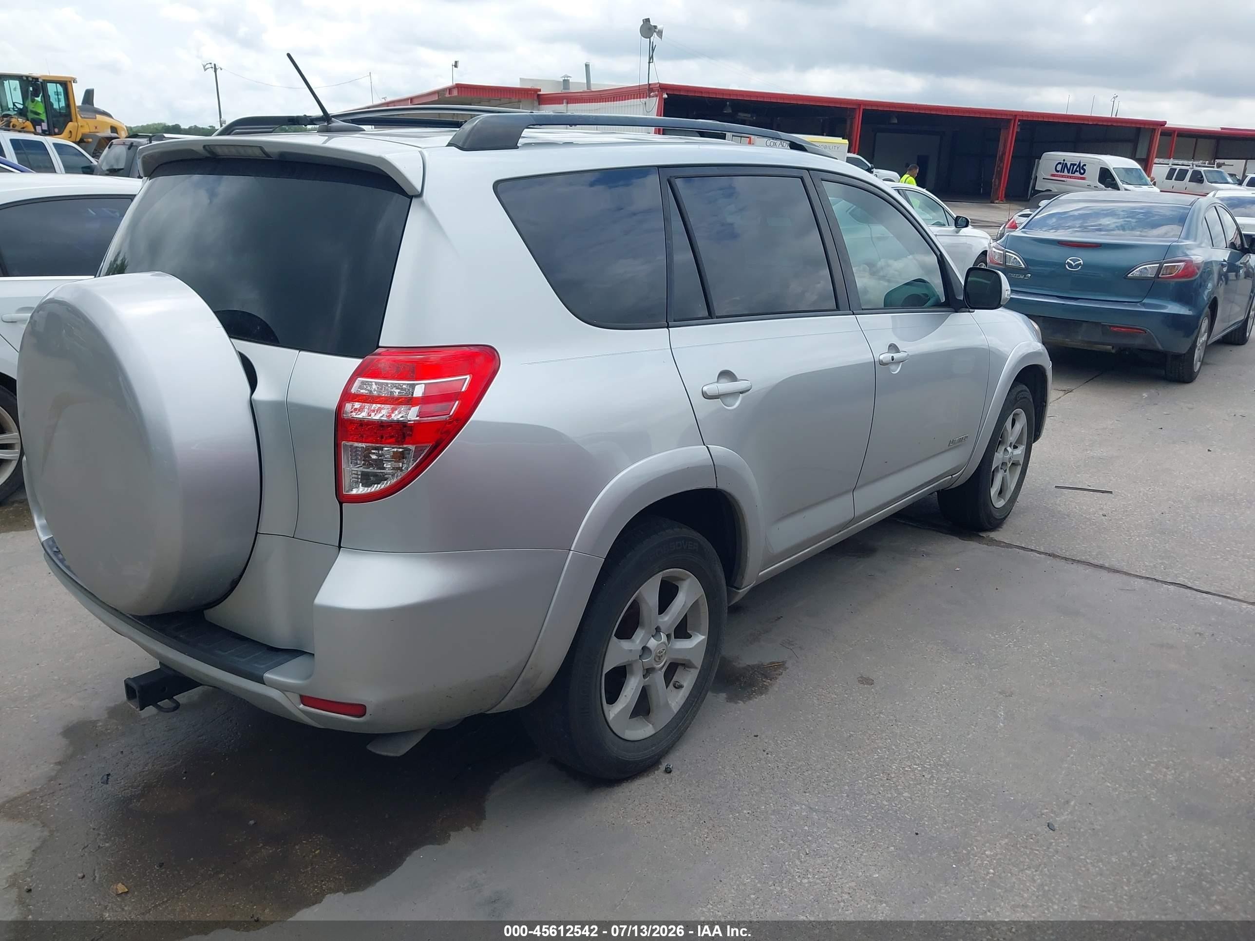 2012 Toyota Rav4 Limited Silver vin: 2T3YF4DV9CW139770