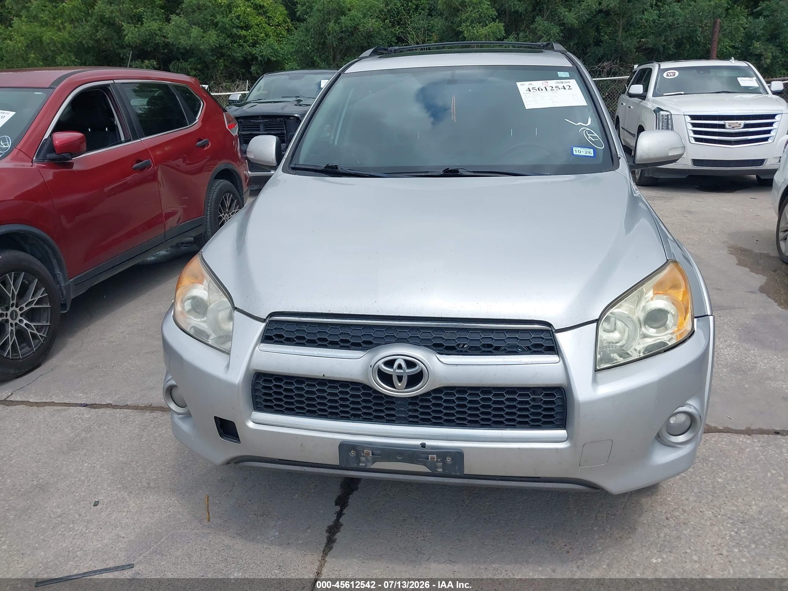 2012 Toyota Rav4 Limited Silver vin: 2T3YF4DV9CW139770