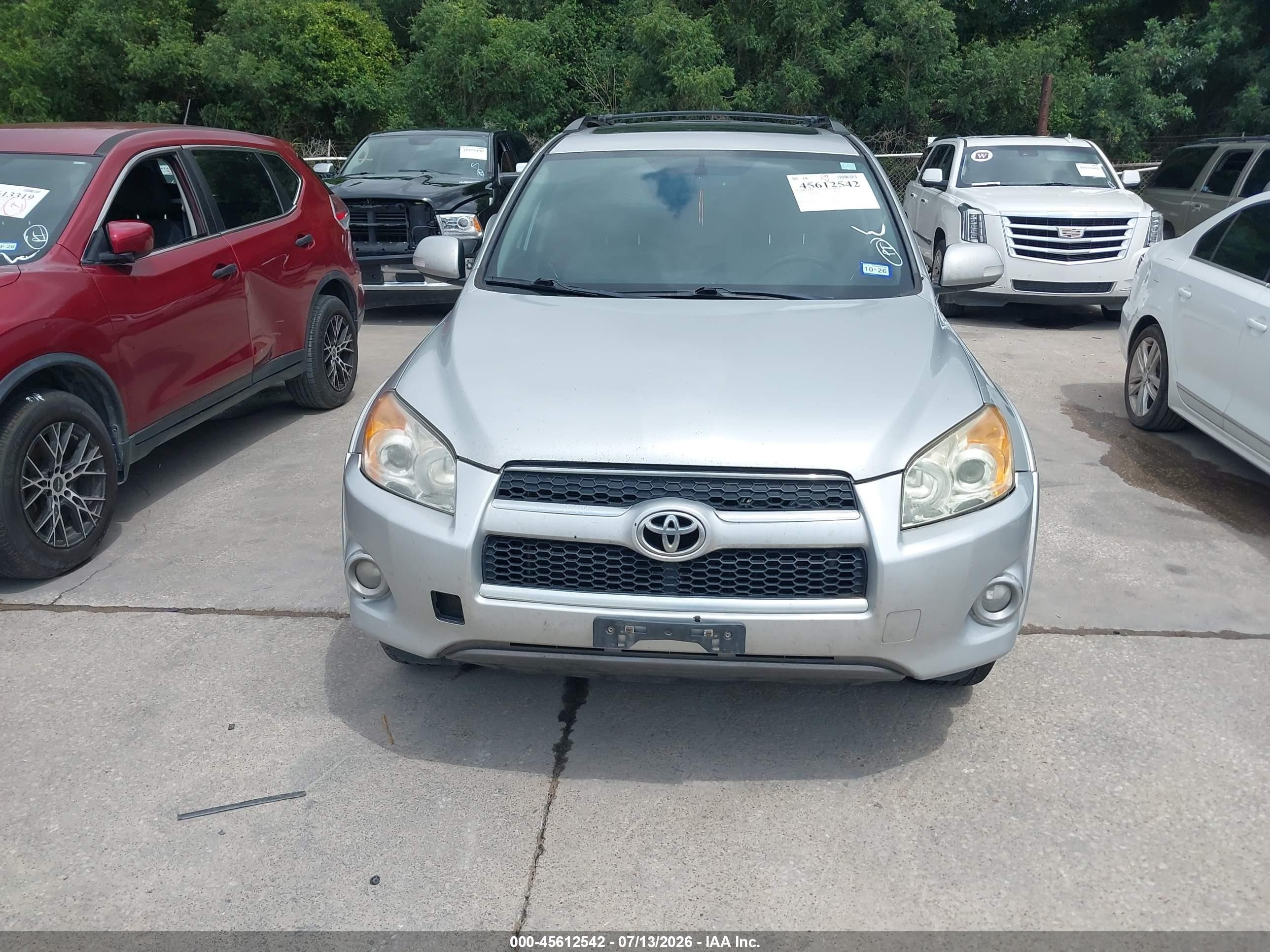 2012 Toyota Rav4 Limited Silver vin: 2T3YF4DV9CW139770