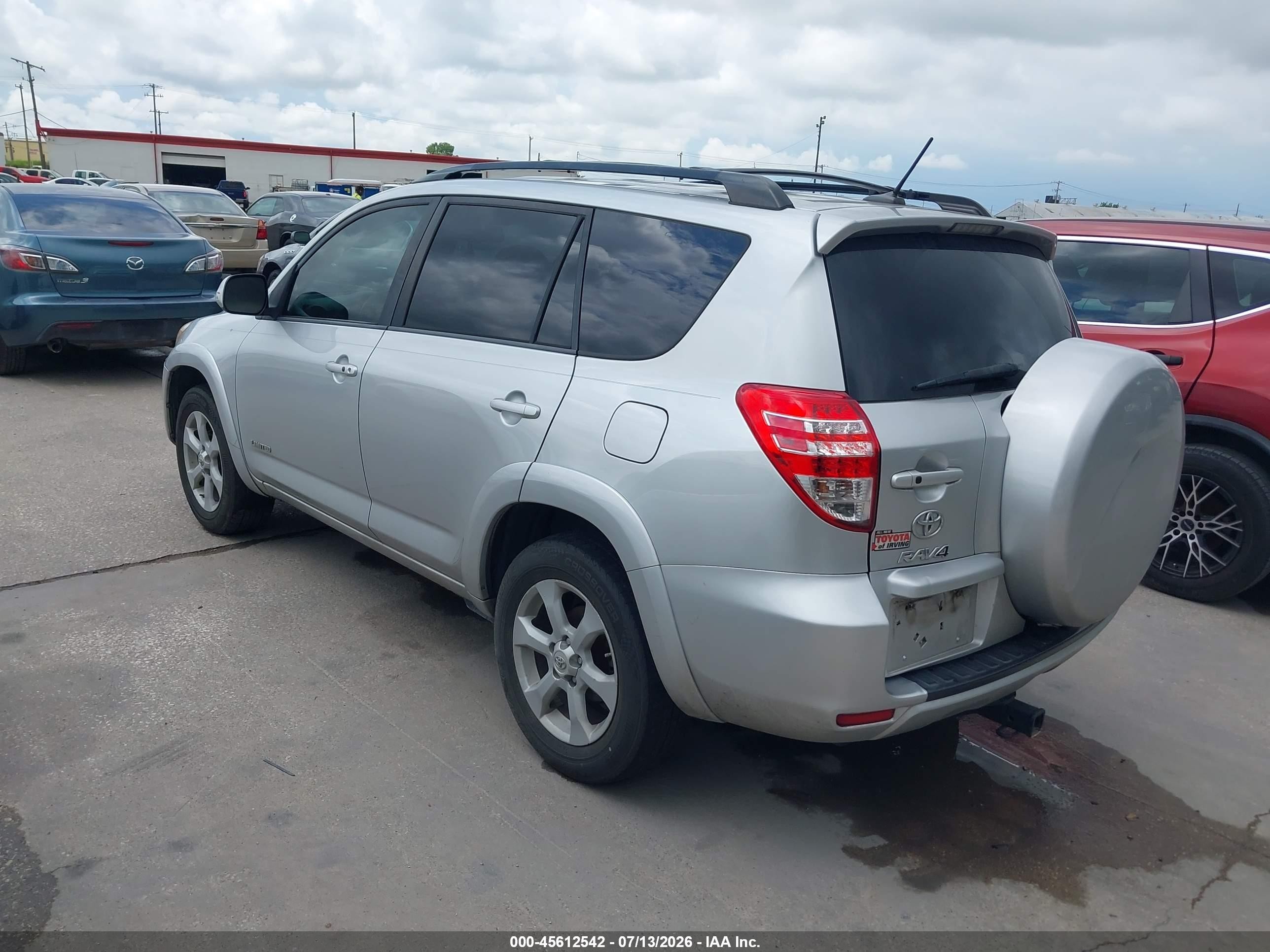 2012 Toyota Rav4 Limited Silver vin: 2T3YF4DV9CW139770