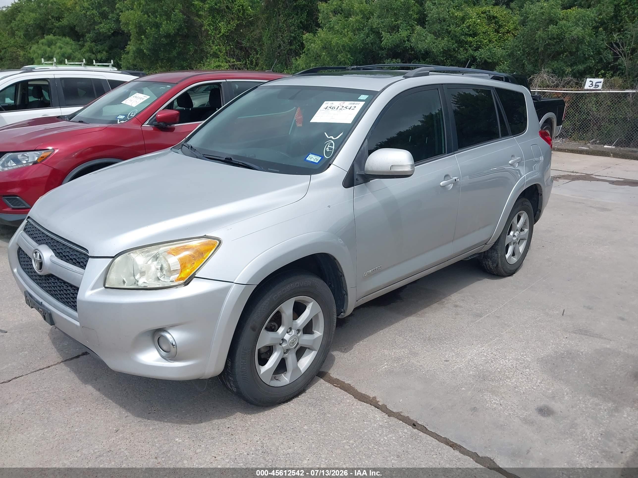 2012 Toyota Rav4 Limited Silver vin: 2T3YF4DV9CW139770