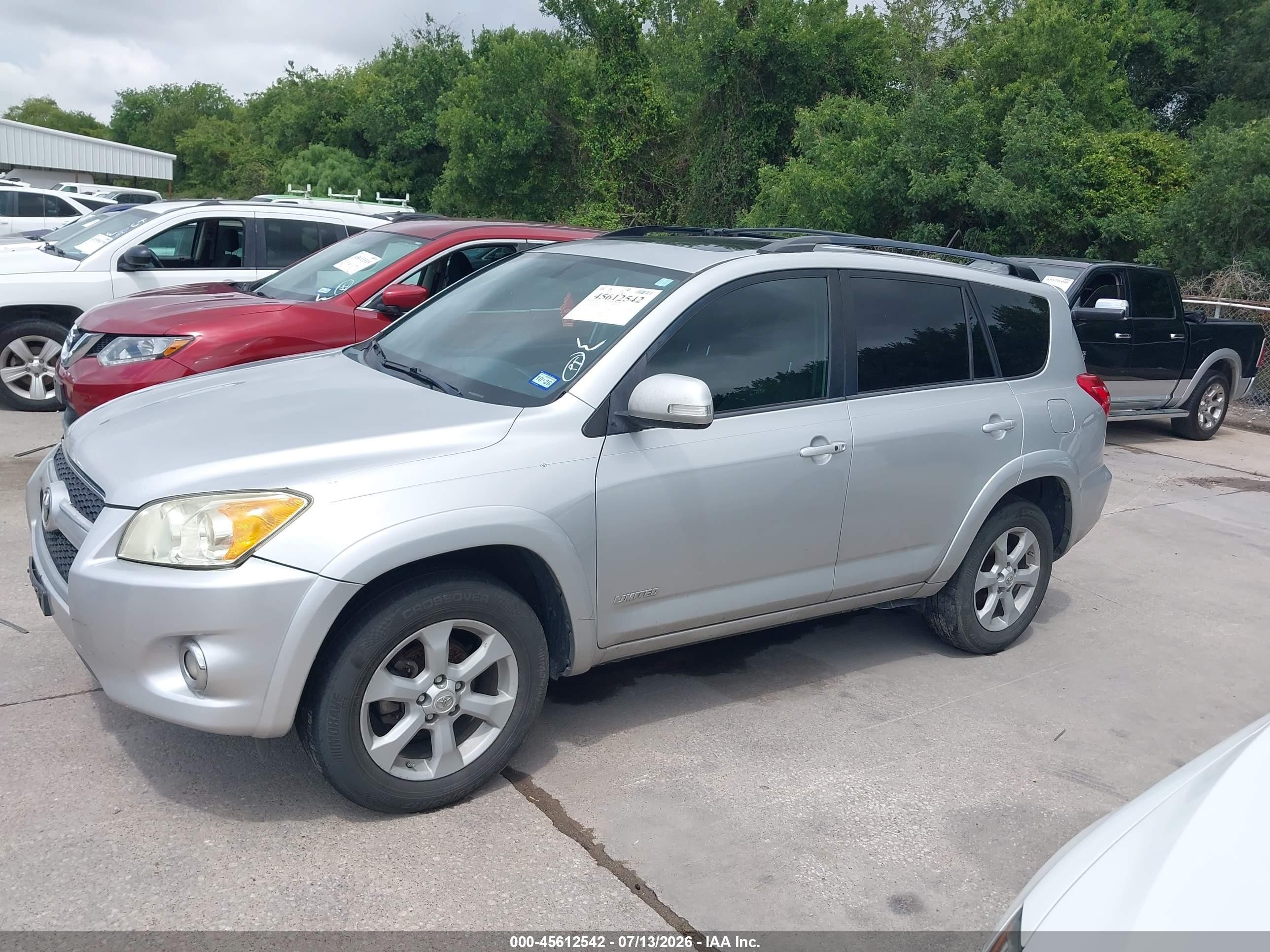 2012 Toyota Rav4 Limited Silver vin: 2T3YF4DV9CW139770