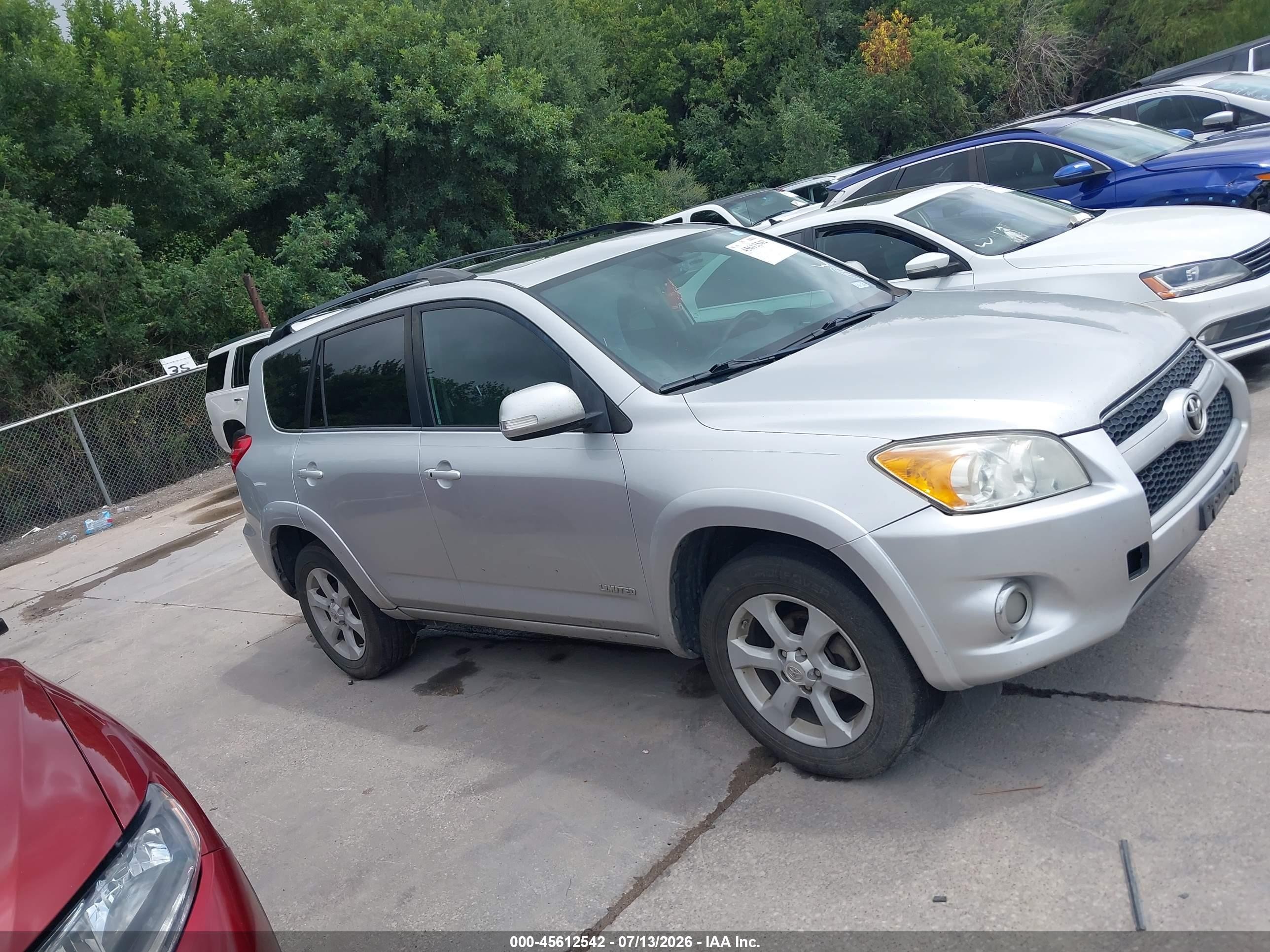 2012 Toyota Rav4 Limited Silver vin: 2T3YF4DV9CW139770
