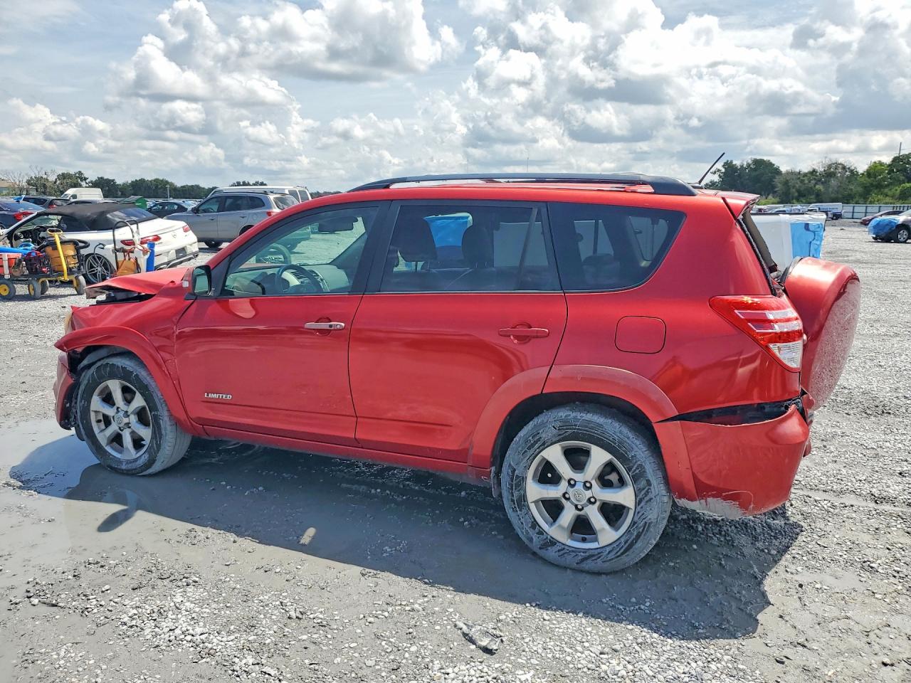 2010 Toyota Rav4 Limited Red vin: 2T3YF4DVXAW018923