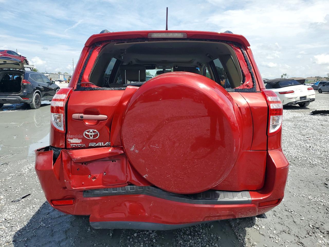2010 Toyota Rav4 Limited Red vin: 2T3YF4DVXAW018923