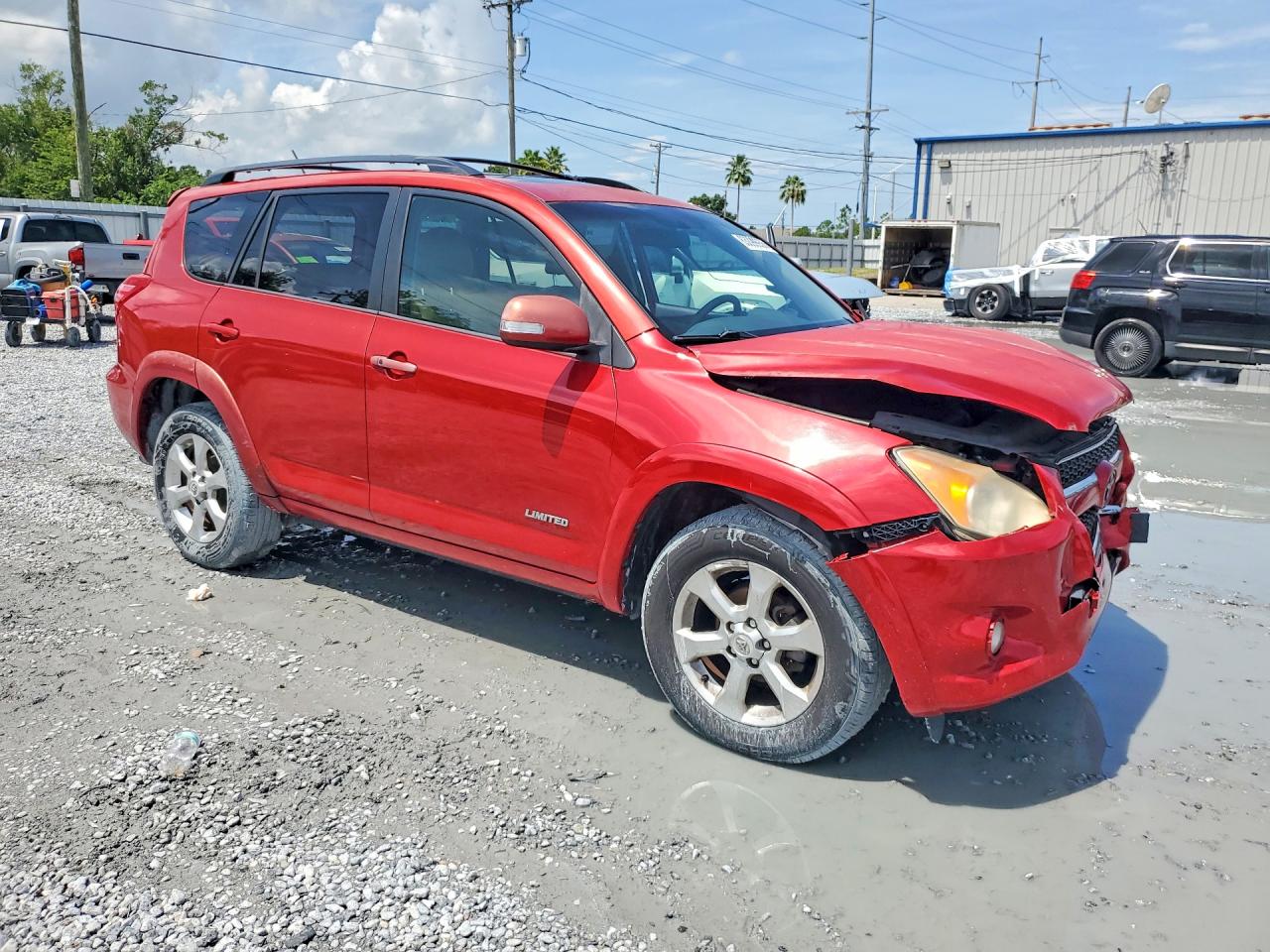 2010 Toyota Rav4 Limited Red vin: 2T3YF4DVXAW018923