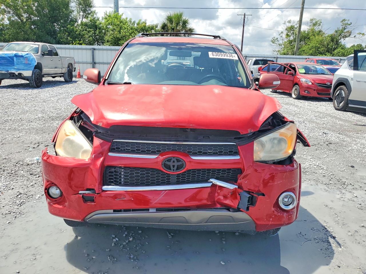 2010 Toyota Rav4 Limited Red vin: 2T3YF4DVXAW018923