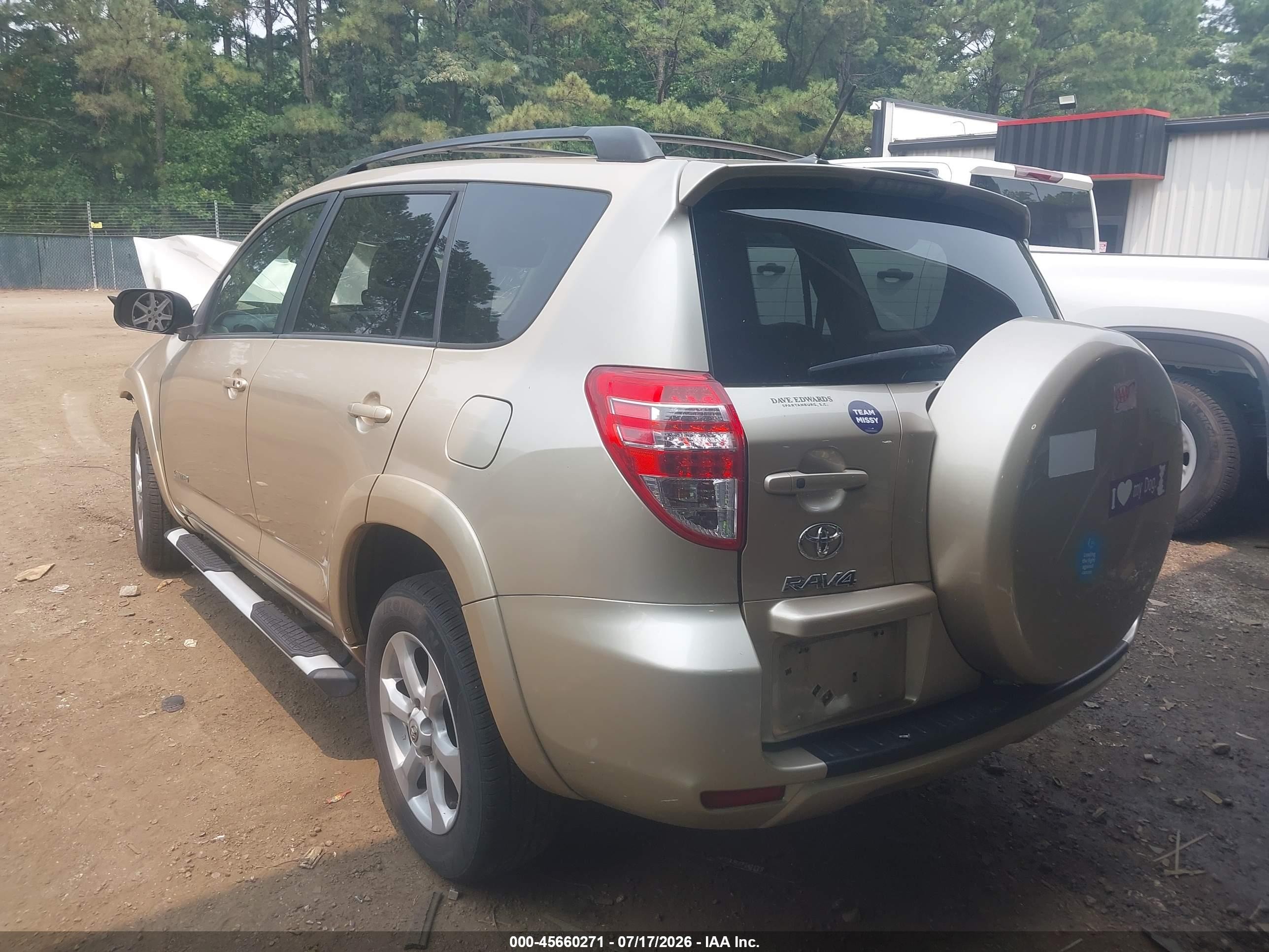 2011 Toyota Rav4 Limited Beige vin: 2T3YF4DVXBW104184