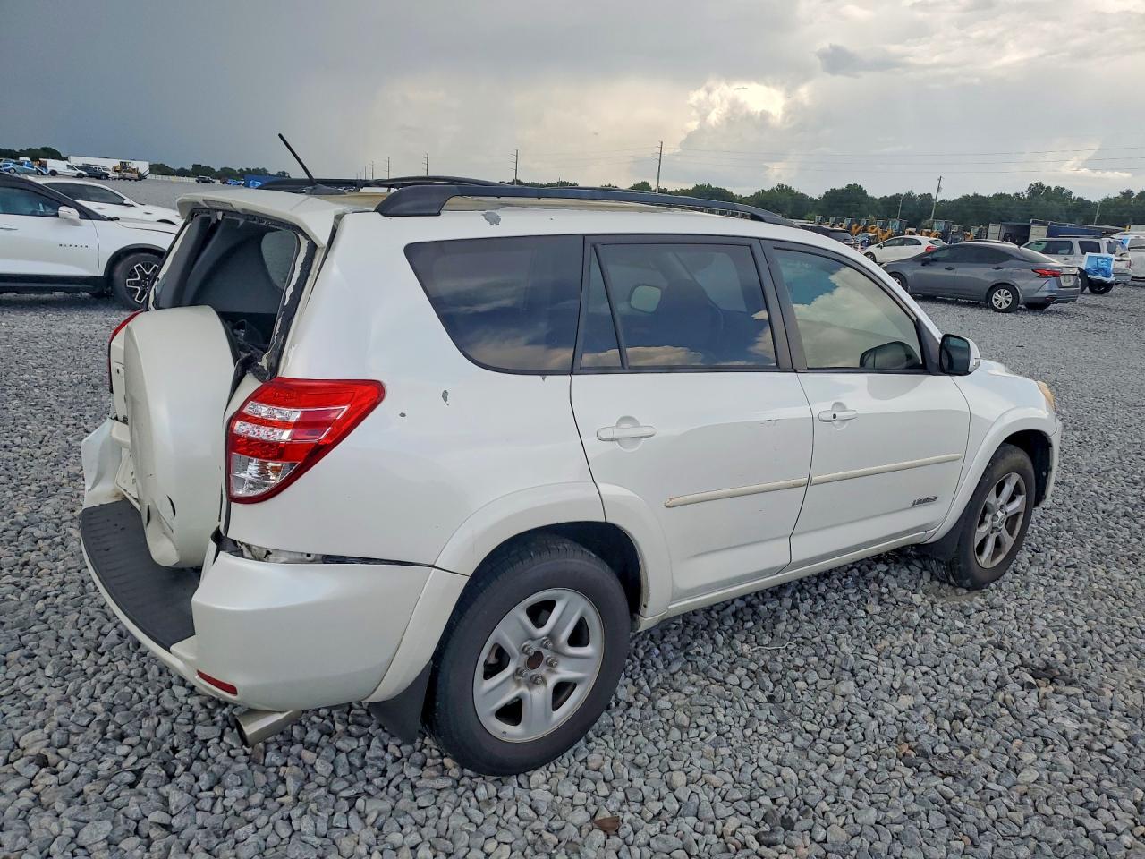 2012 Toyota Rav4 Limited White vin: 2T3YF4DVXCW130981