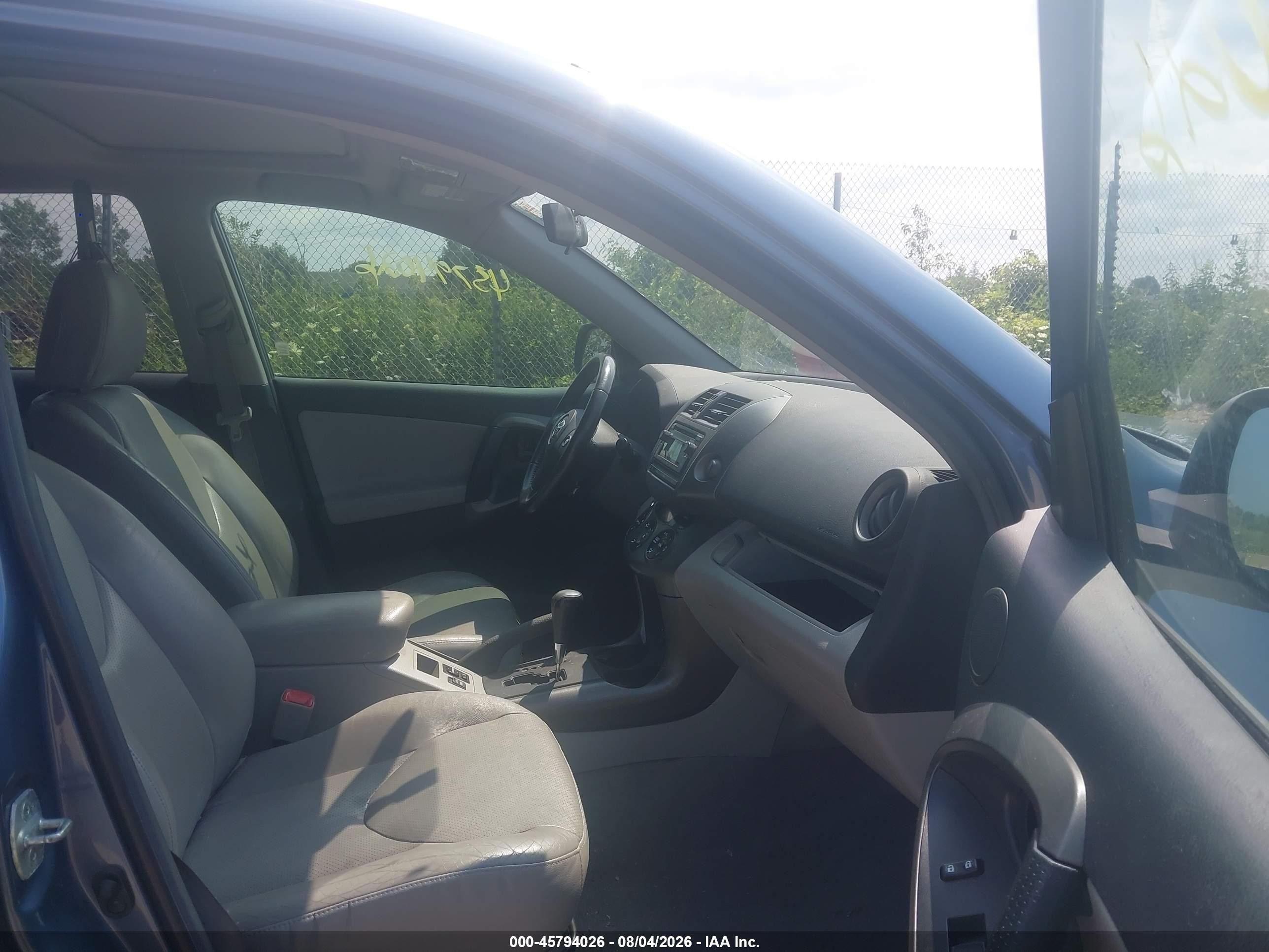 2012 Toyota Rav4 Limited Blue vin: 2T3YF4DVXCW137509