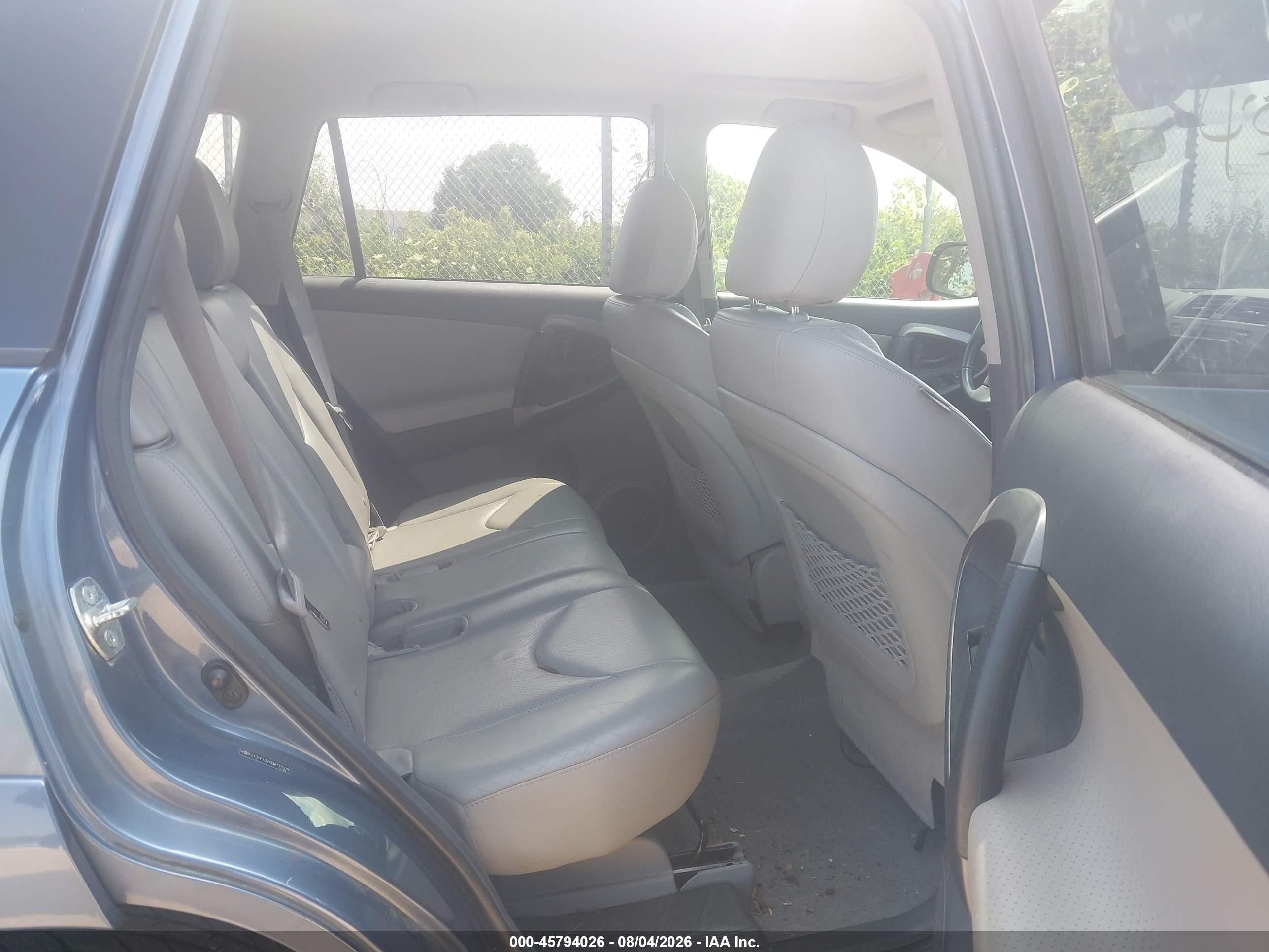 2012 Toyota Rav4 Limited Blue vin: 2T3YF4DVXCW137509