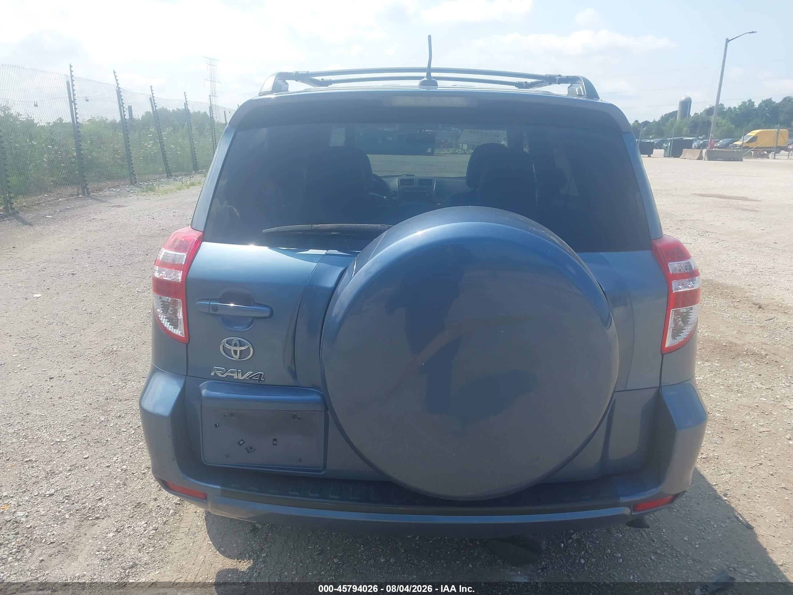 2012 Toyota Rav4 Limited Blue vin: 2T3YF4DVXCW137509