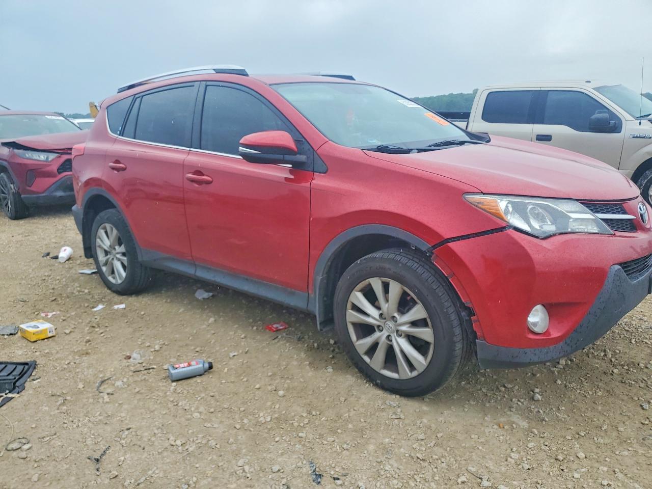 2013 Toyota Rav4 Limited Red vin: 2T3YFREV0DW002407