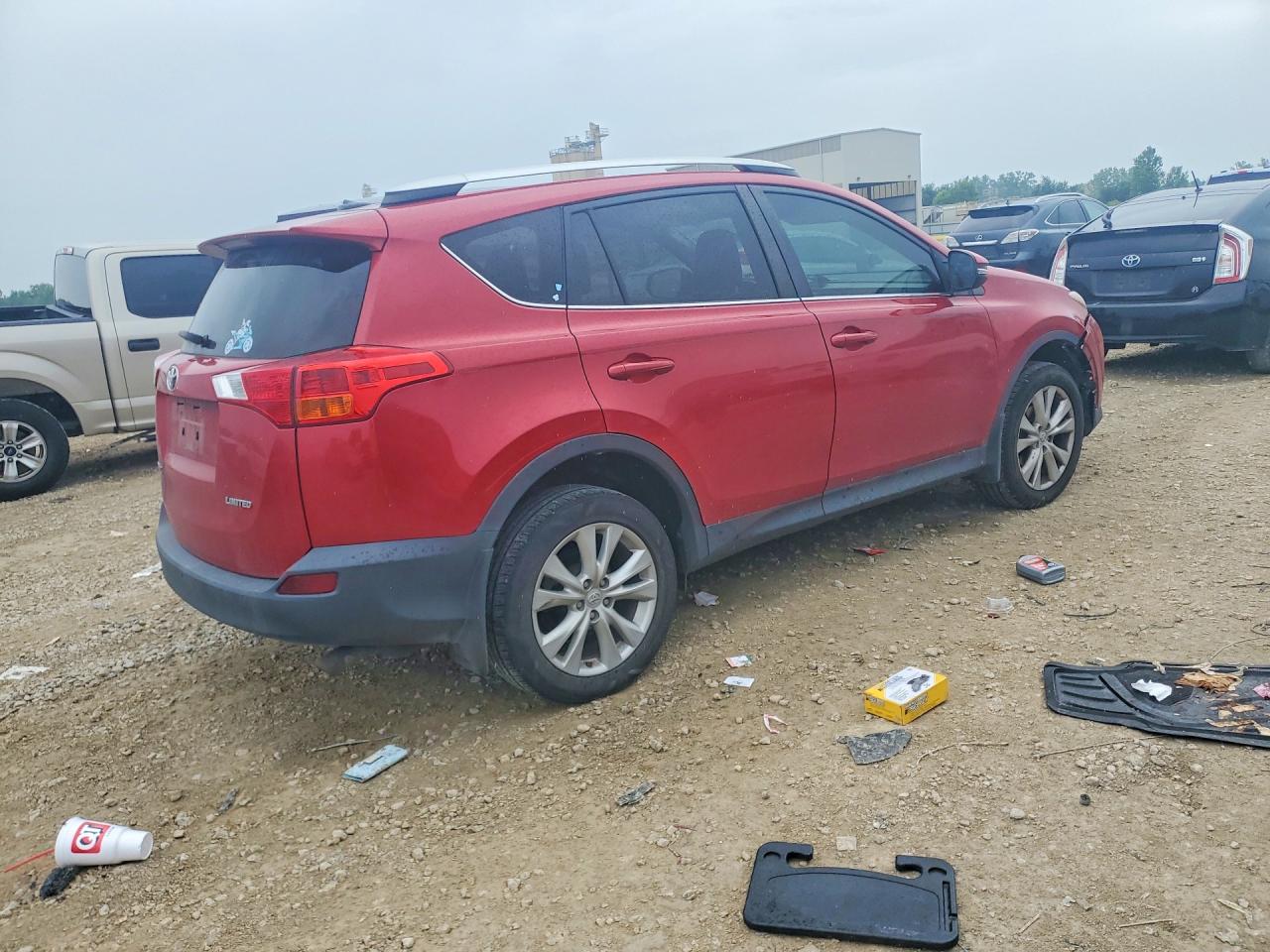 2013 Toyota Rav4 Limited Red vin: 2T3YFREV0DW002407