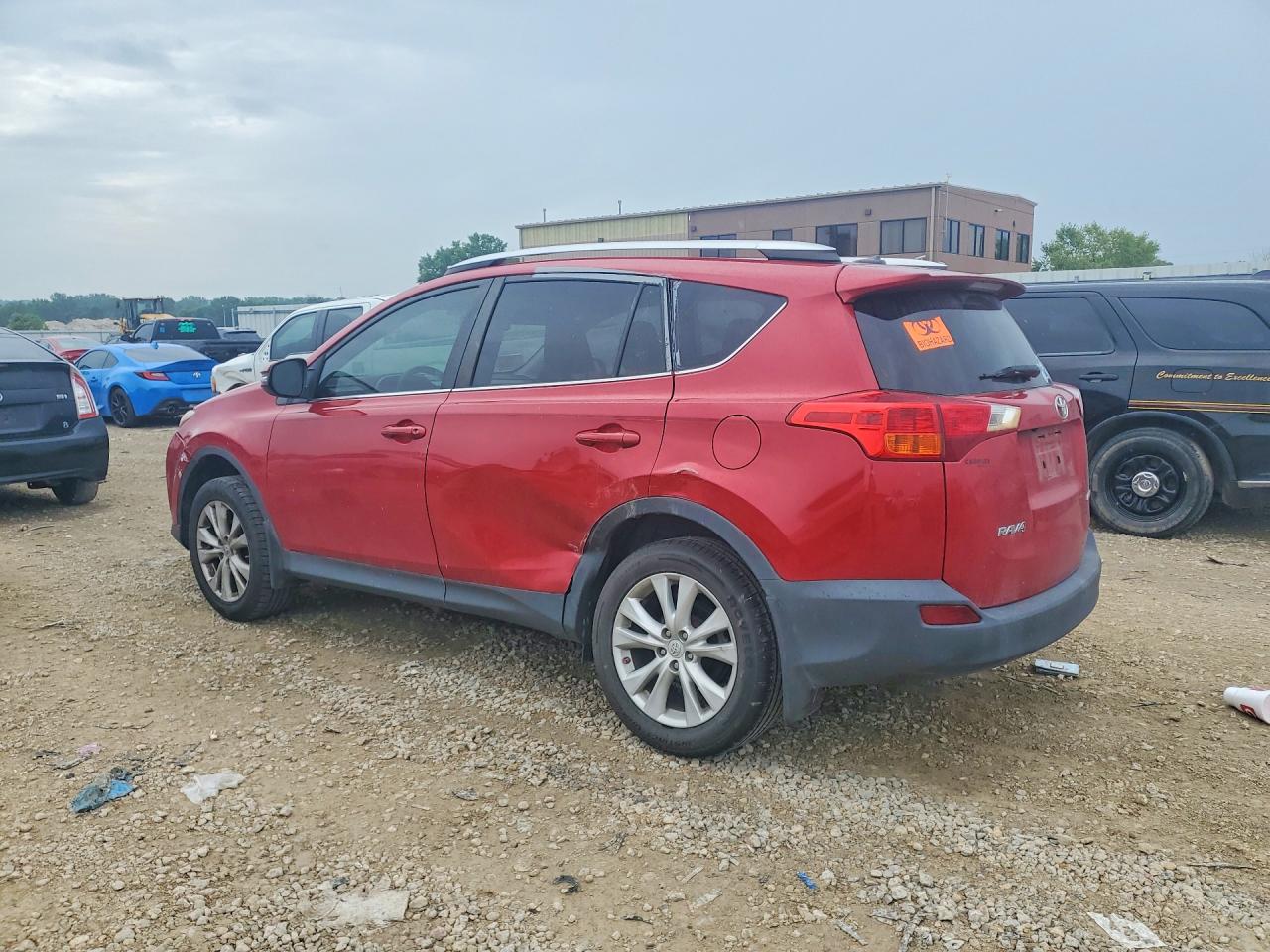 2013 Toyota Rav4 Limited Red vin: 2T3YFREV0DW002407