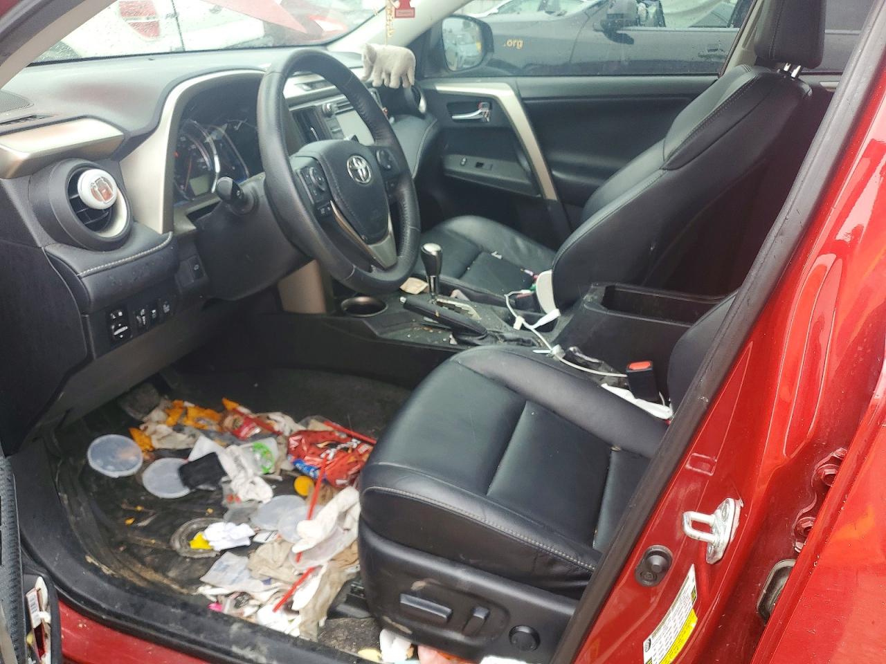 2013 Toyota Rav4 Limited Red vin: 2T3YFREV0DW002407