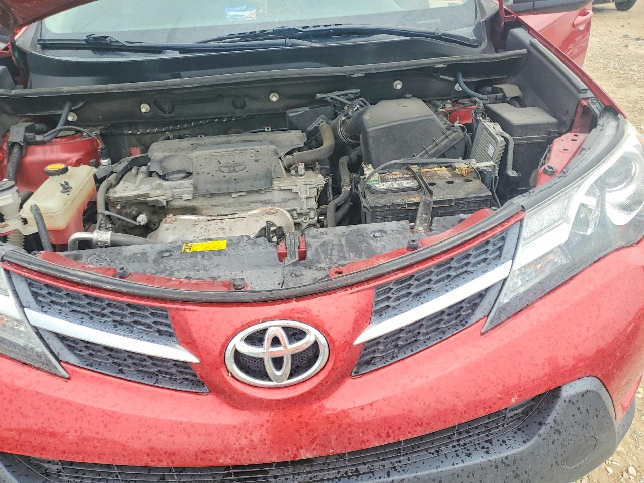 2013 Toyota Rav4 Limited Red vin: 2T3YFREV0DW002407