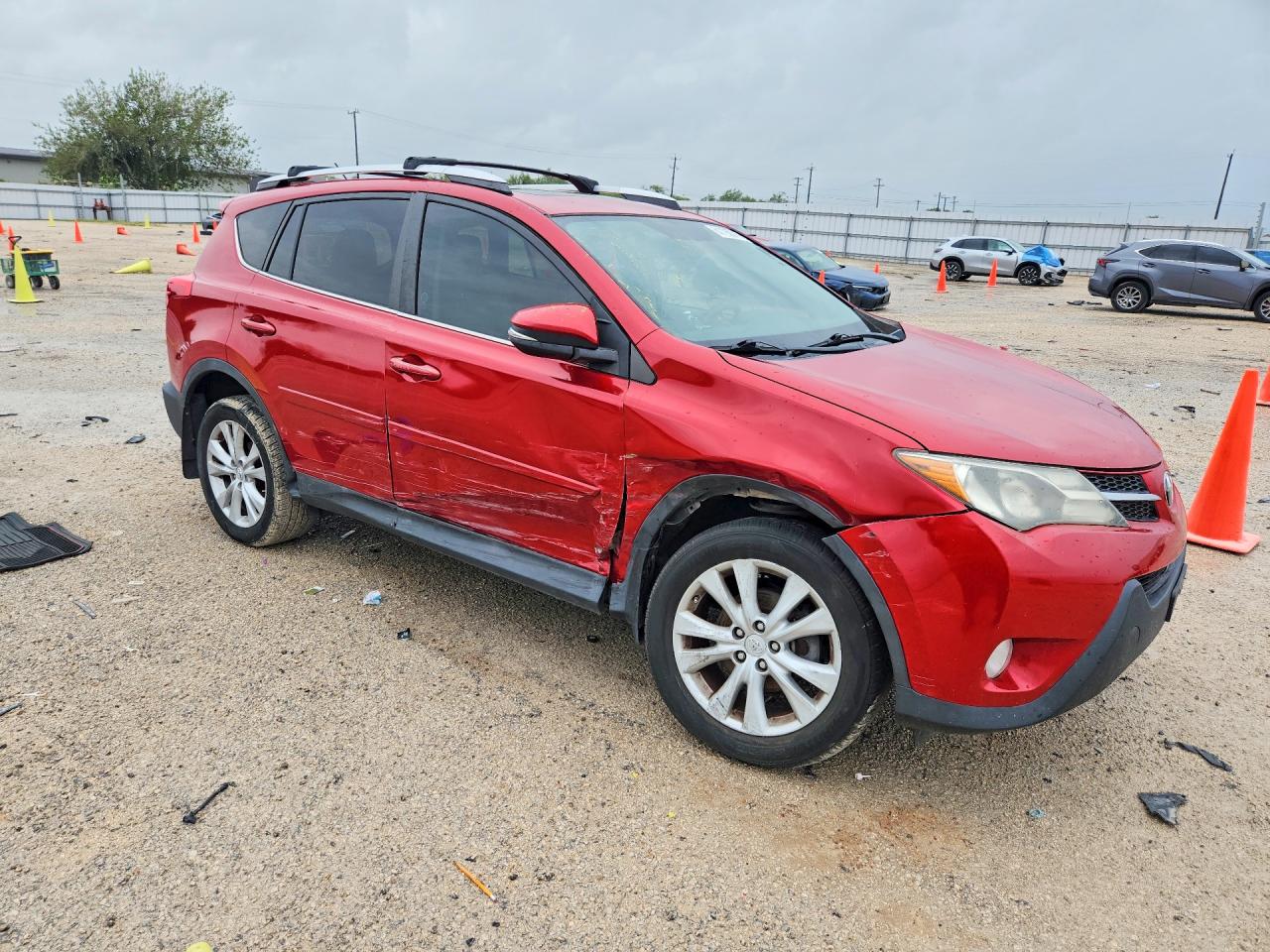 2013 Toyota Rav4 Limited Красный vin: 2T3YFREV0DW011866