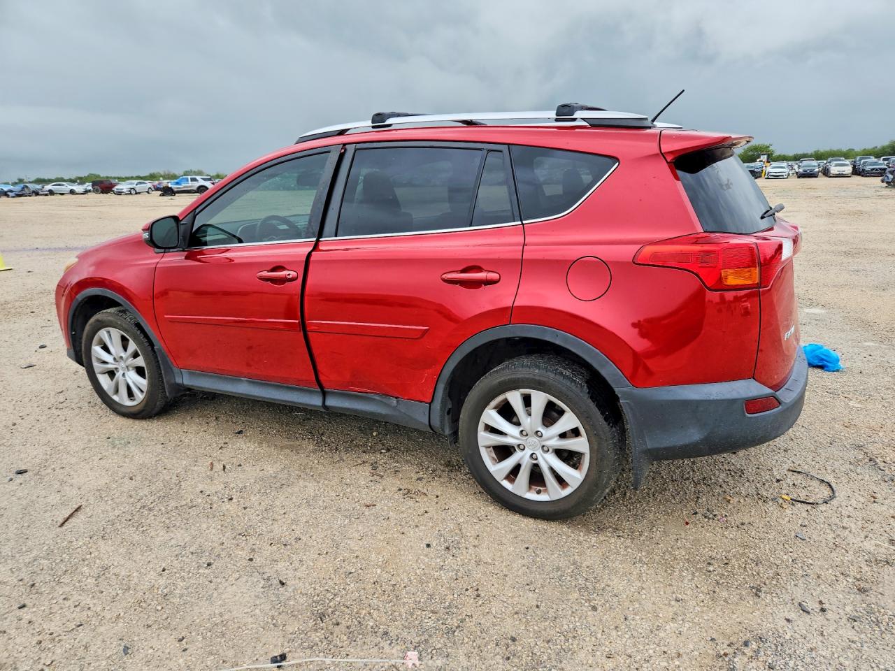 2013 Toyota Rav4 Limited Красный vin: 2T3YFREV0DW011866