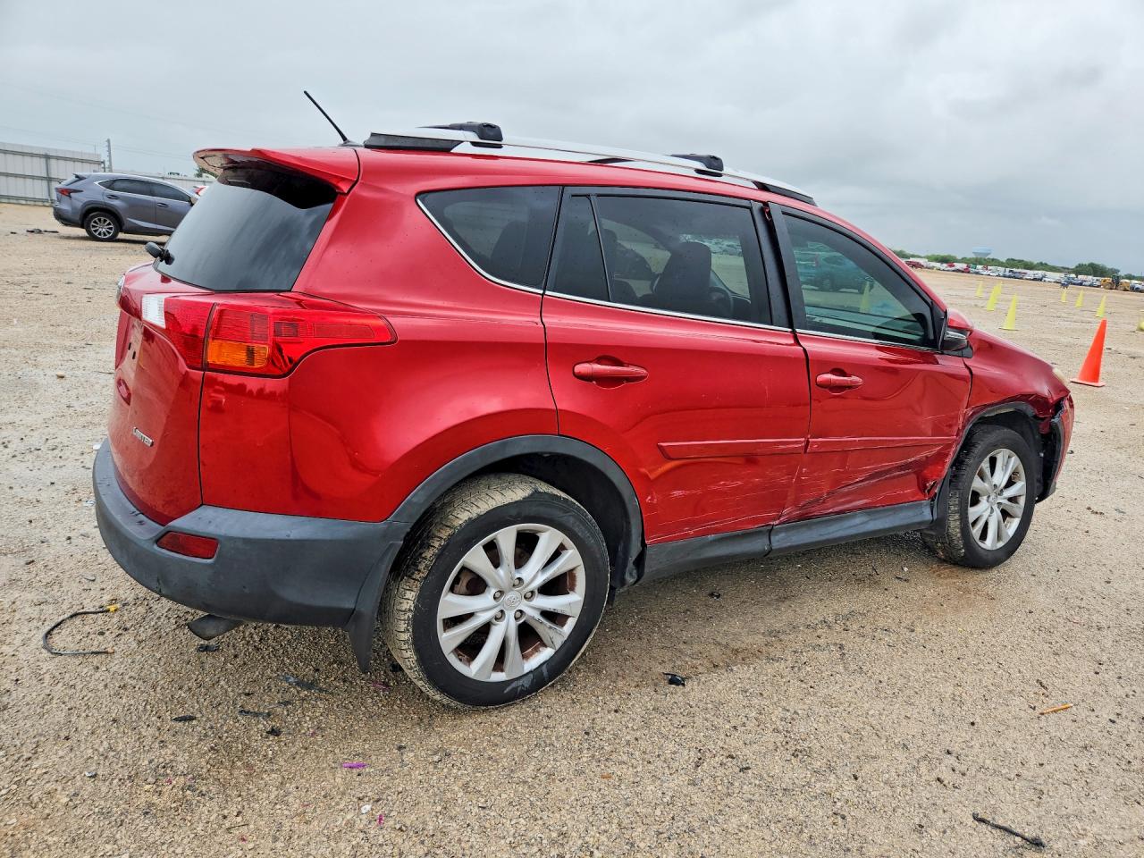 2013 Toyota Rav4 Limited Красный vin: 2T3YFREV0DW011866