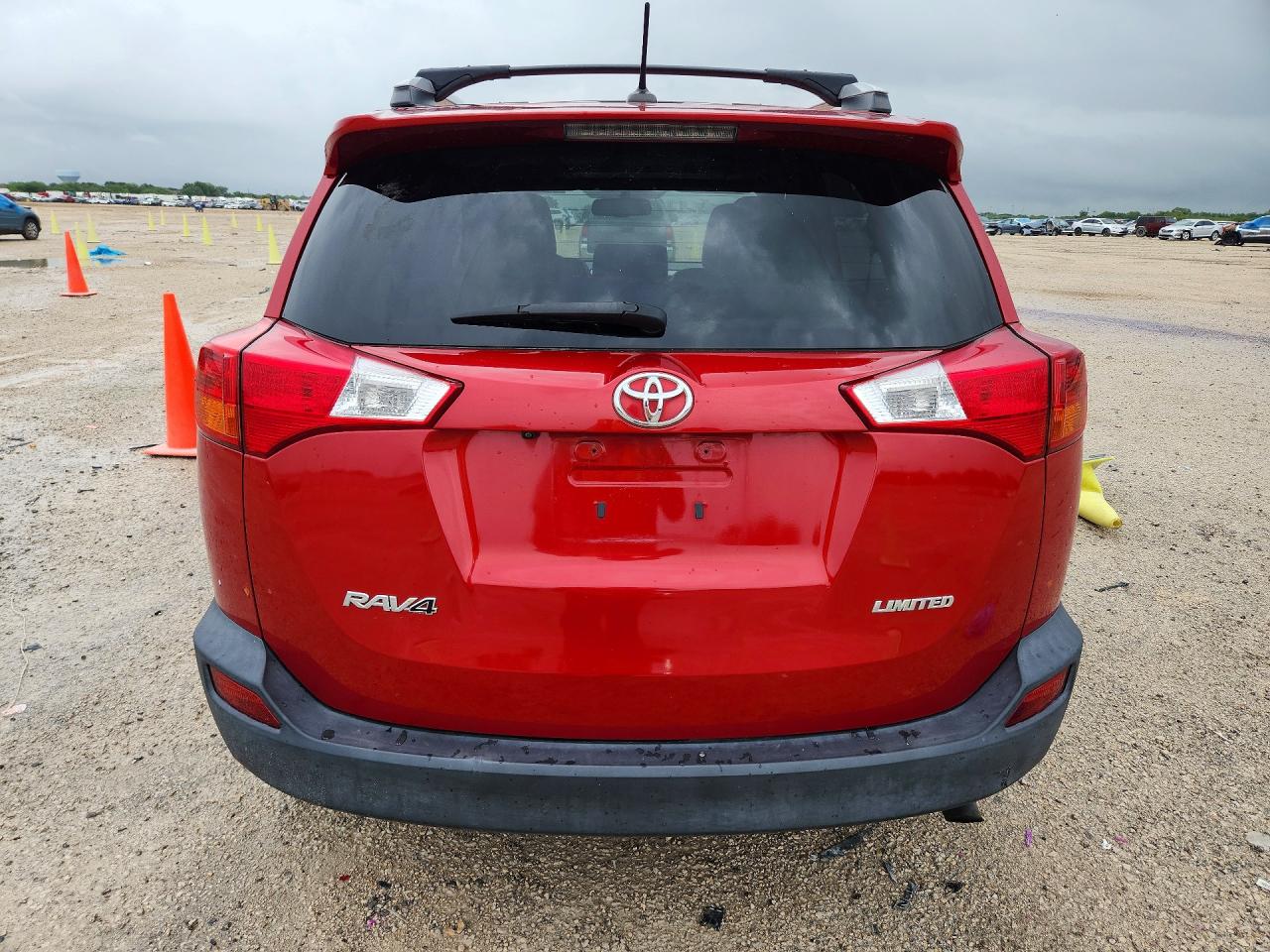 2013 Toyota Rav4 Limited Красный vin: 2T3YFREV0DW011866