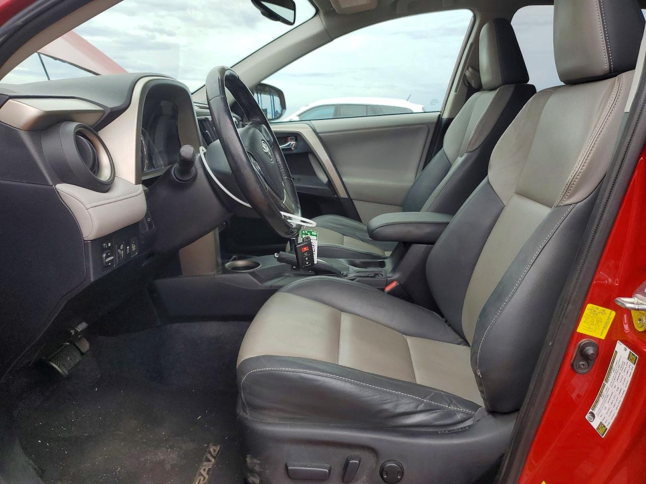 2013 Toyota Rav4 Limited Red vin: 2T3YFREV0DW037965