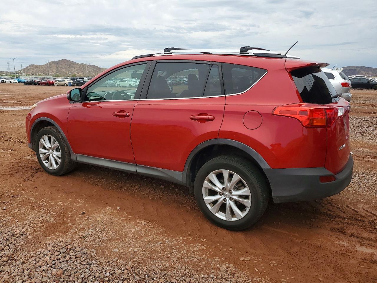 2013 Toyota Rav4 Limited Red vin: 2T3YFREV0DW037965