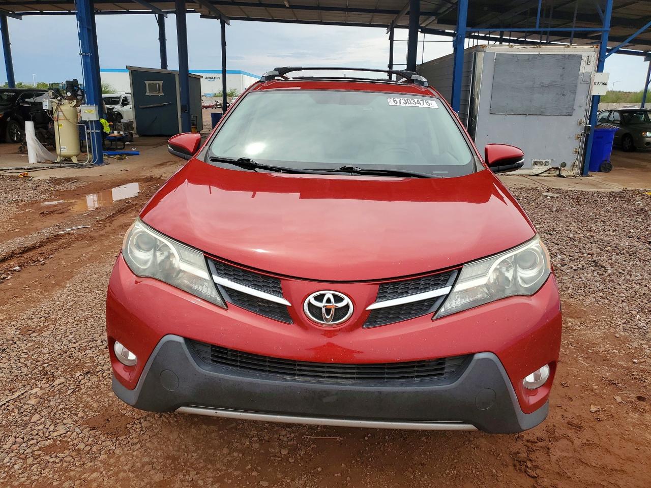 2013 Toyota Rav4 Limited Red vin: 2T3YFREV0DW037965