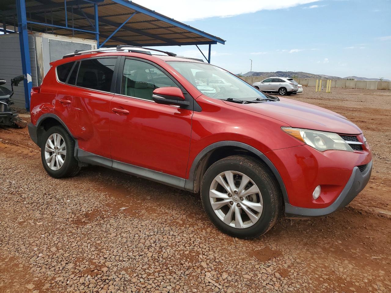 2013 Toyota Rav4 Limited Red vin: 2T3YFREV0DW037965