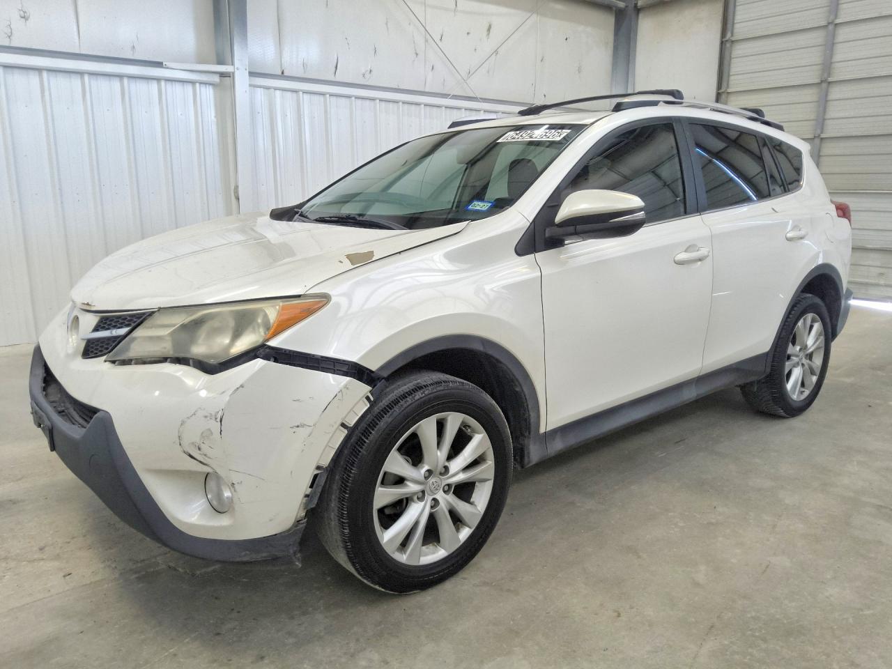2013 Toyota Rav4 Limited White vin: 2T3YFREV0DW041496